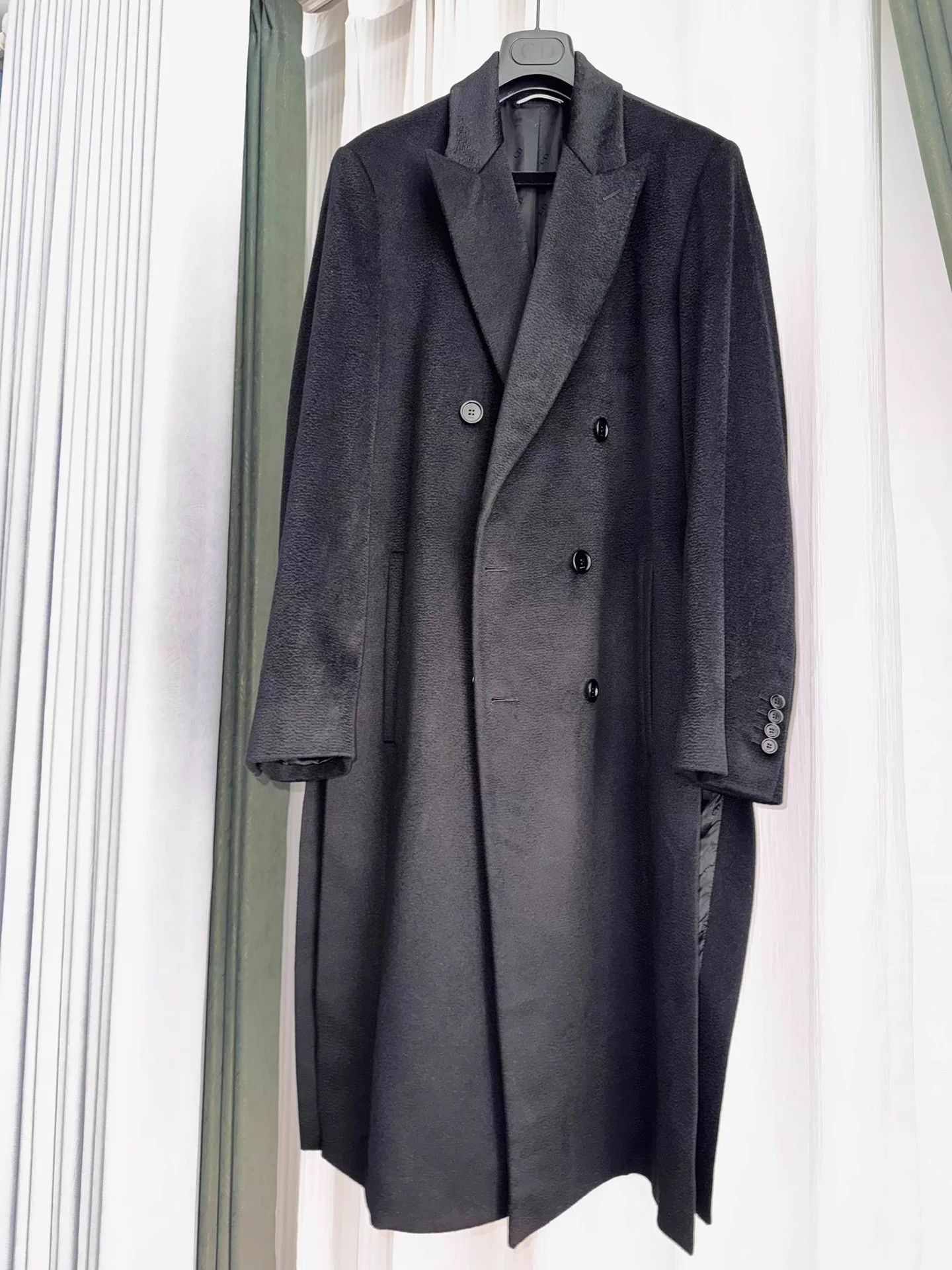 Dior Dior Men 19FW DB Cashmere Slit Overcoat 42 Size US XS / EU 42 / 0 - 2 Thumbnail