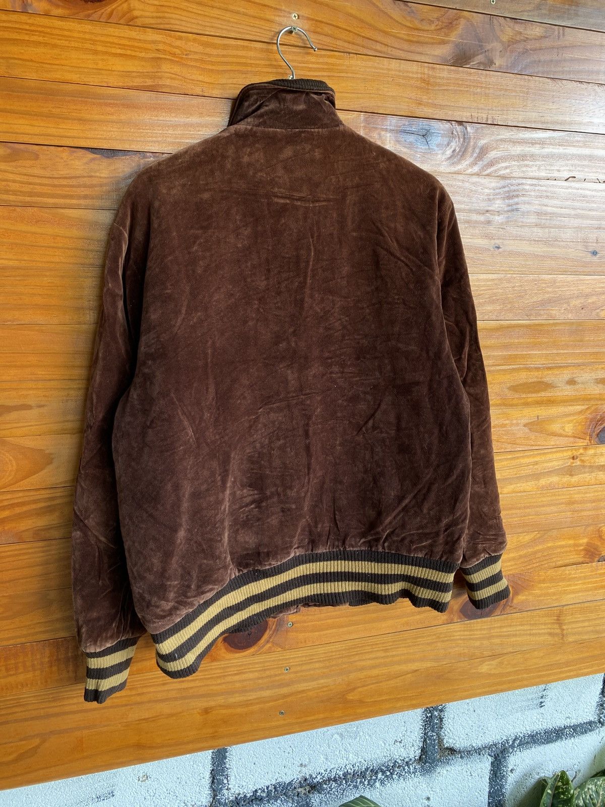 Fubu Vintage FUBU Brown Velvet Bomber Jacket – 90s Hip Hop Size US M / EU 48-50 / 2 - 10 Thumbnail