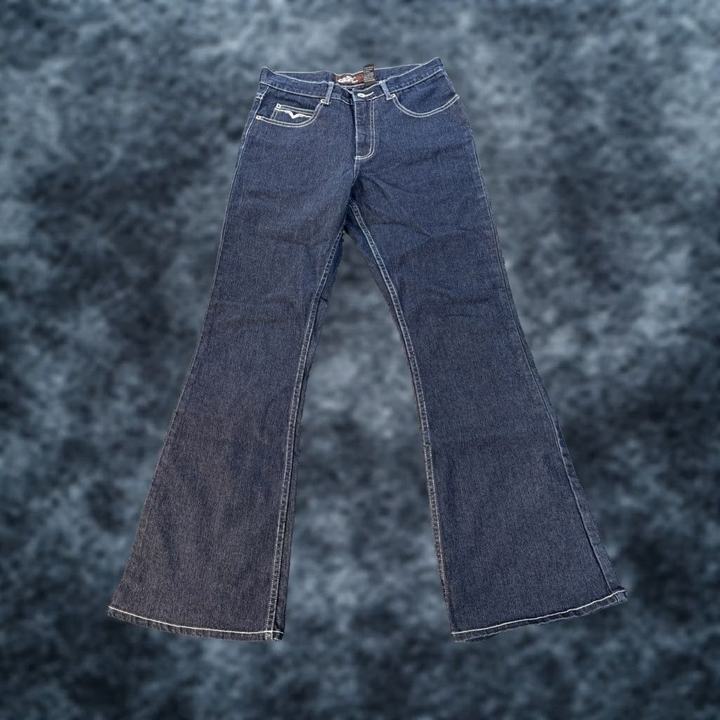 Vintage VINTAGE Lazer Jeans Bootcut Jeans Womens 28x30 Dark Wash High Rise 90s Womens Jeans Blue 90s High Rise 28 30 Boys? Size 28" / US 6 / IT 42 - 1 Thumbnail