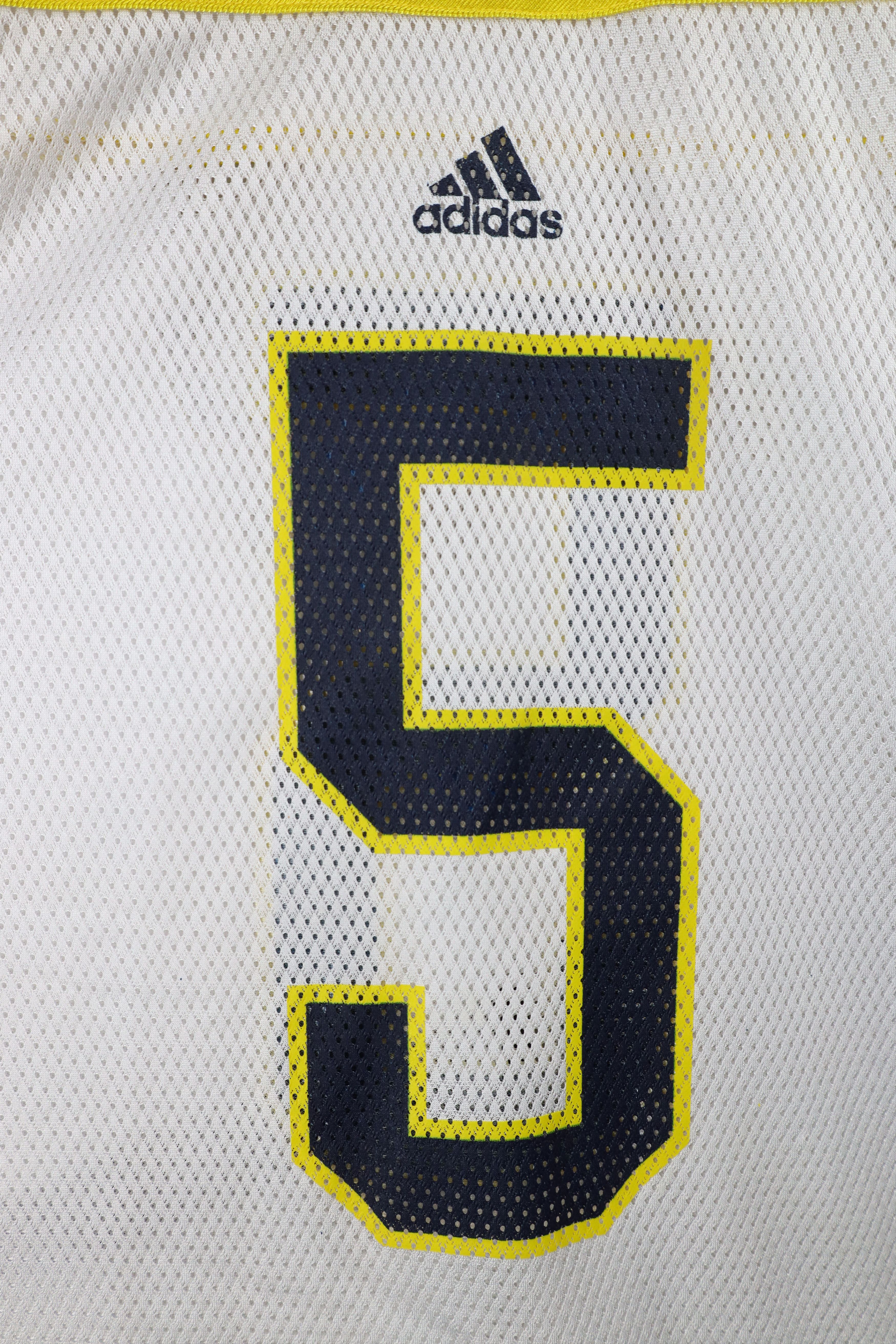 Adidas × Vintage Vintage Adidas University of Michigan Football Jersey #5 Size US XXL / EU 58 / 5 - 8 Thumbnail