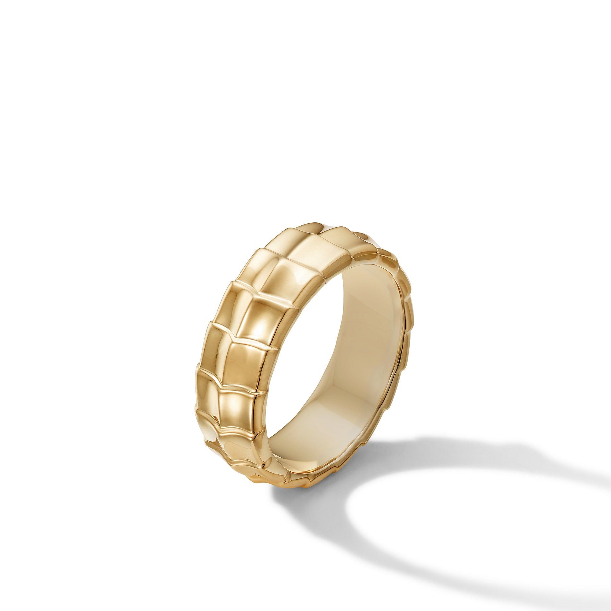 David Yurman o1w1db10325 Size:OS/ Armory Band Ring in Golden Size ONE SIZE - 1 Thumbnail