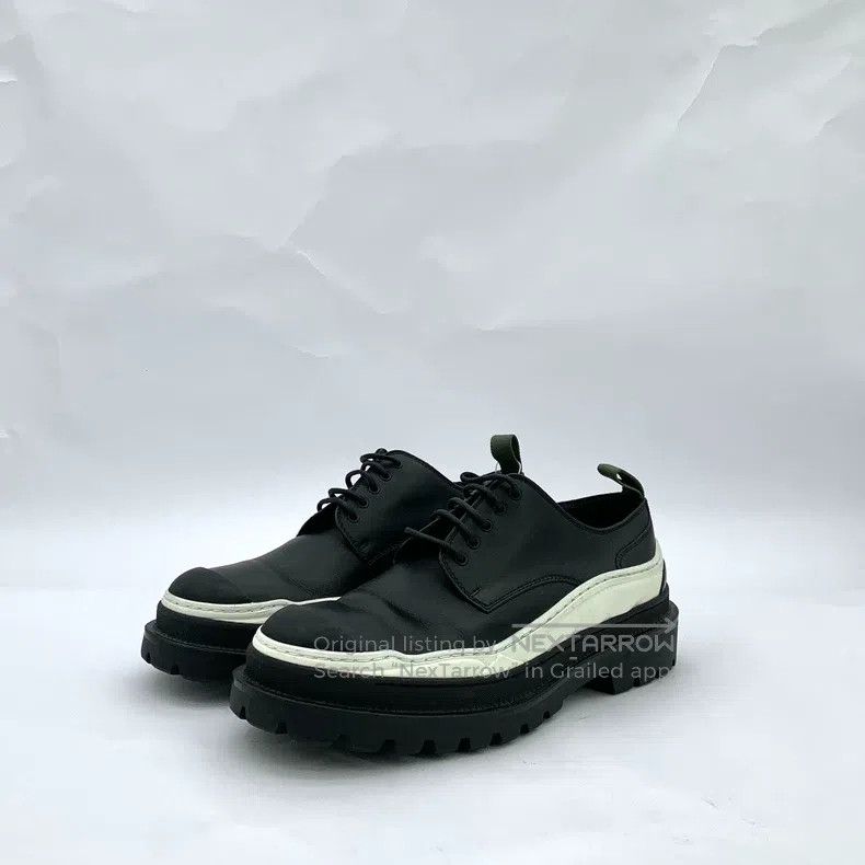 Dior Dior Black and white lace-up casual thick-soled Derby shoe Size US 11 / EU 44 - 1 Thumbnail