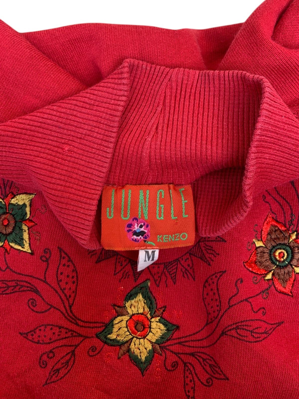 Jungles × Kenzo × Vintage Vtg jungle france sweatshirt Size US M / EU 48-50 / 2 - 6 Thumbnail