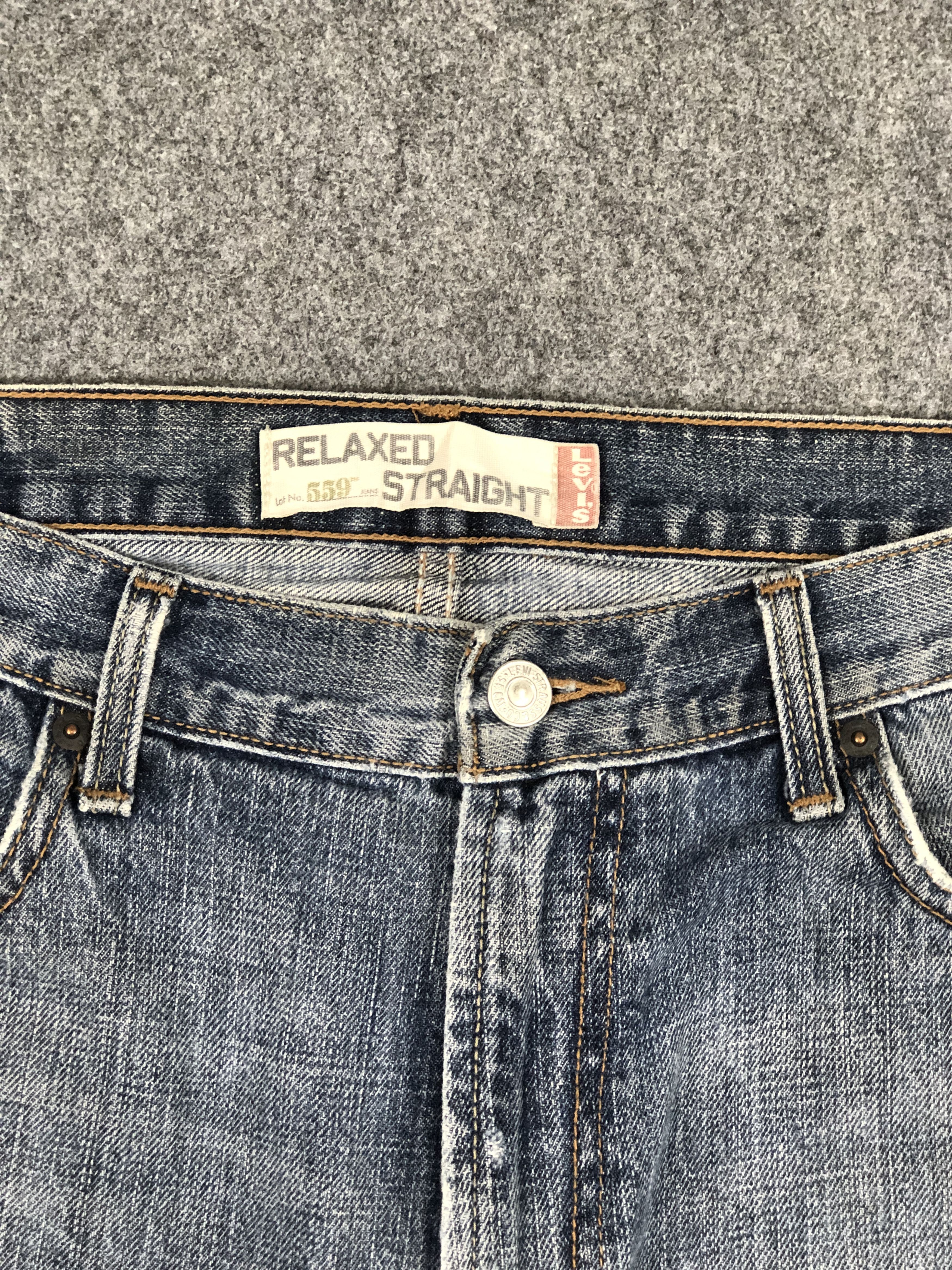 Levi's Vintage Levis 559 Faded Blue Jeans DP2368 Size US 34 / EU 50 - 7 Thumbnail