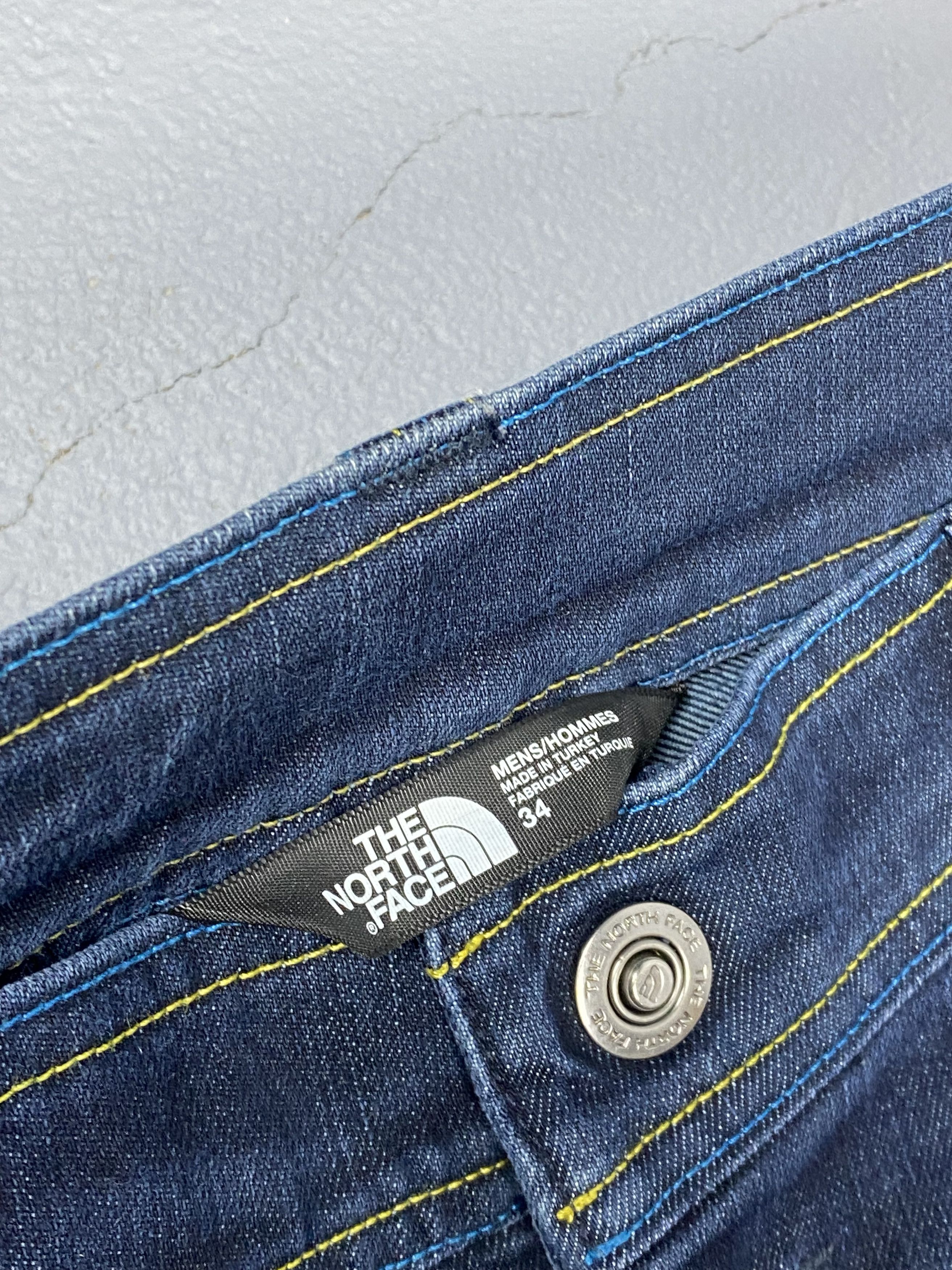 Japanese Brand × The North Face The North Face Junya Watanabe Style Denim Jeans Logo Size US 34 / EU 50 - 5 Thumbnail