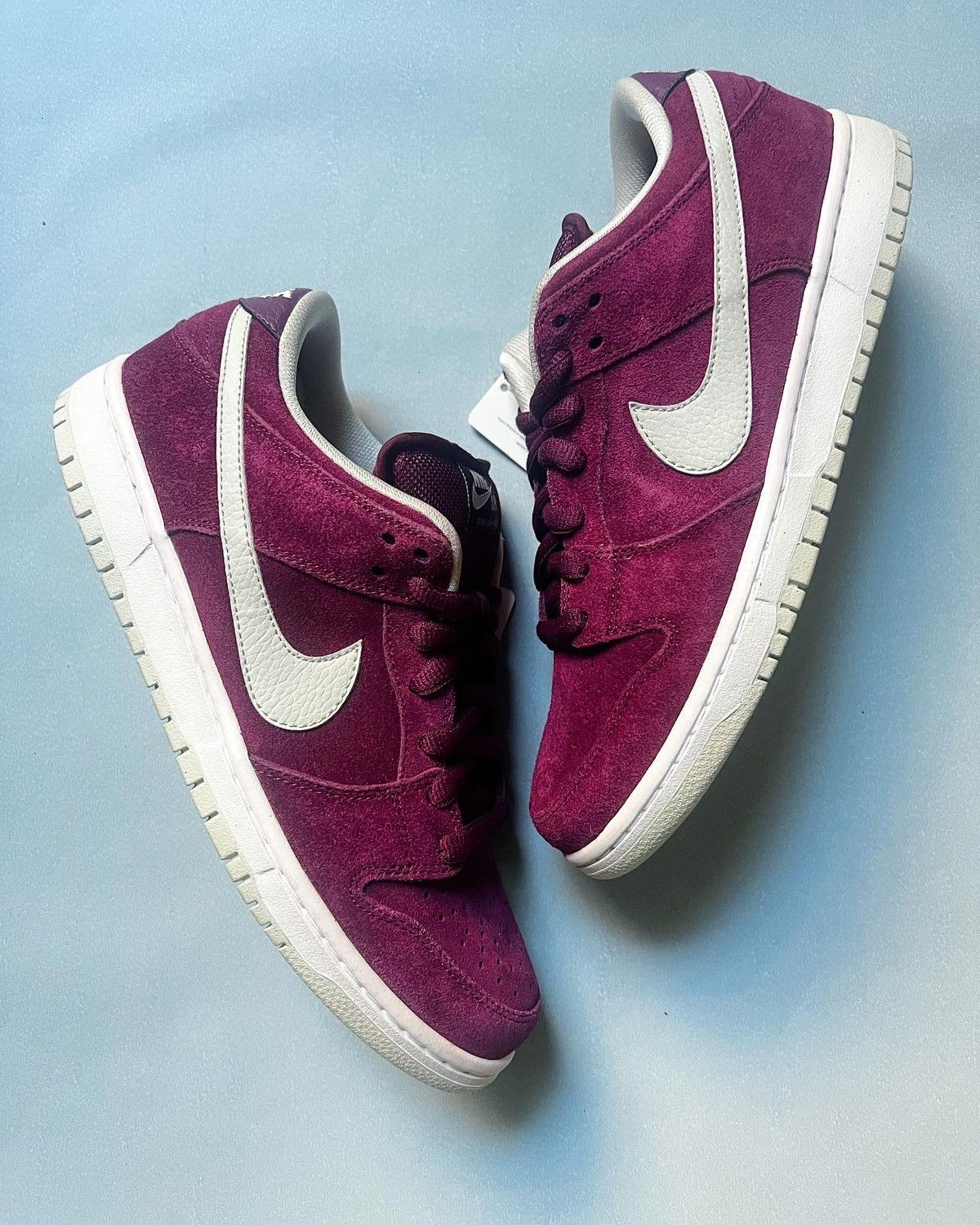 image of Nike Sb Dunk Low Pro Bordeaux/light Bone-White Unreleased Shoes in Red, Men's (Size 9)
