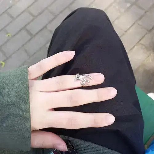 Other Spikes Cyberpunk Art Adjustable Size Ring Size ONE SIZE - 4 Thumbnail