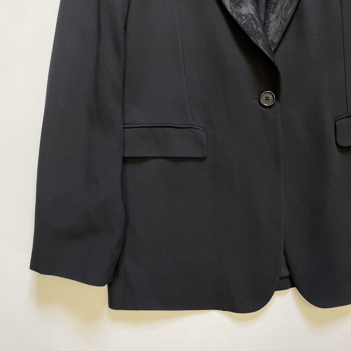 Ann Demeulemeester Sample ‘Oriental Brocade’ Shawl Collar Blazer Size 38R - 7 Thumbnail