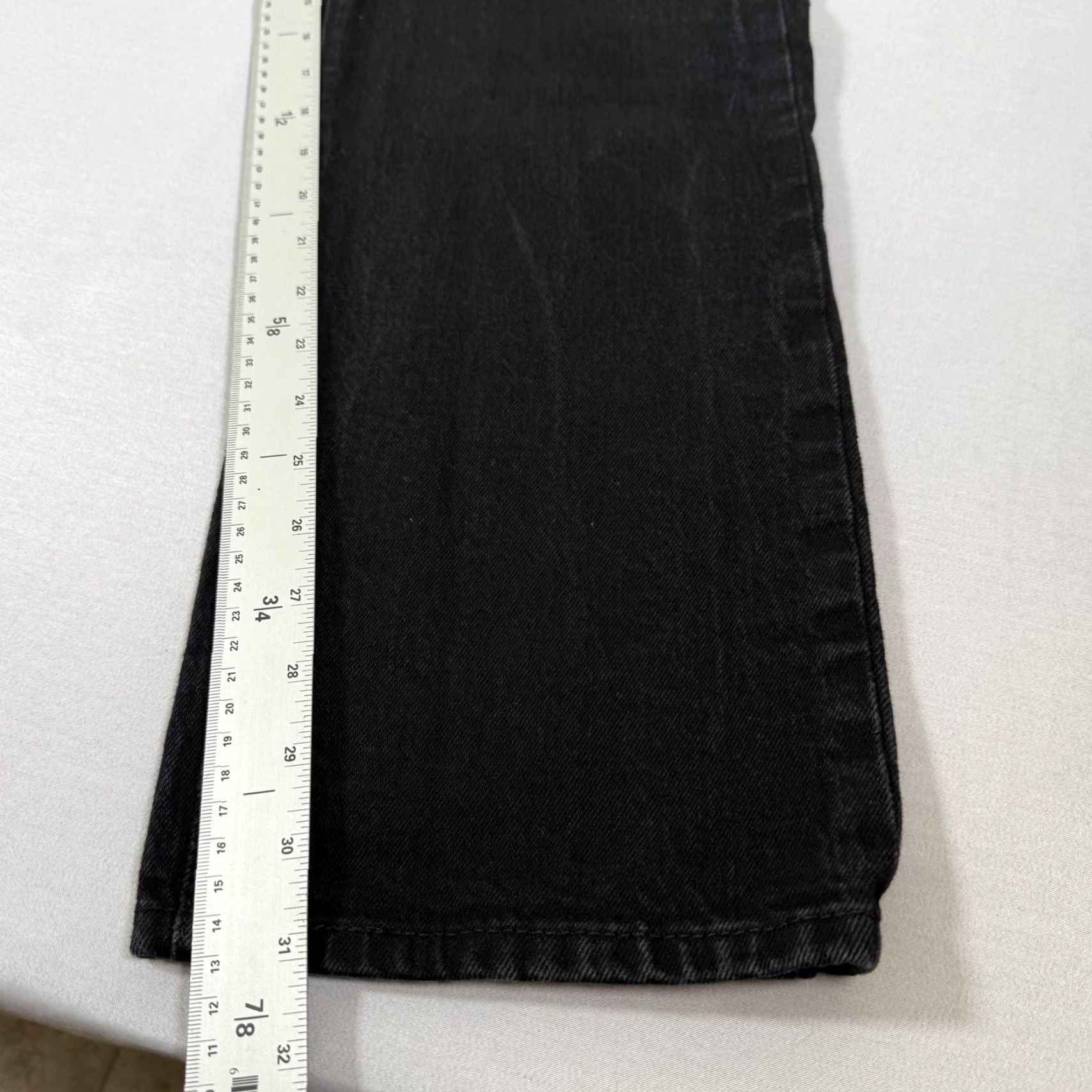 Levi's Levi's 501 Jeans Mens Regular Straight Stretch Denim Black 34x32 Cowboy Western Pocket 5-Pocket Button Fly Jeans Size US 34 / EU 50 - 5 Thumbnail