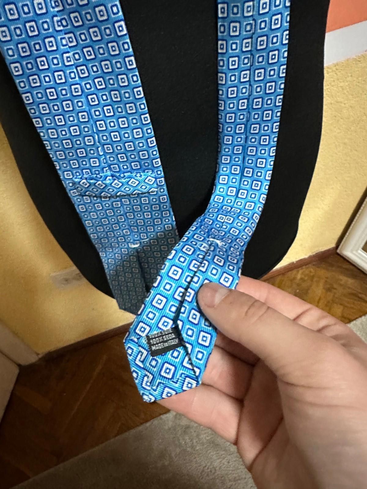 Cesare Attolini Cesare Attolini Silk Tie Blue Size ONE SIZE - 7 Thumbnail