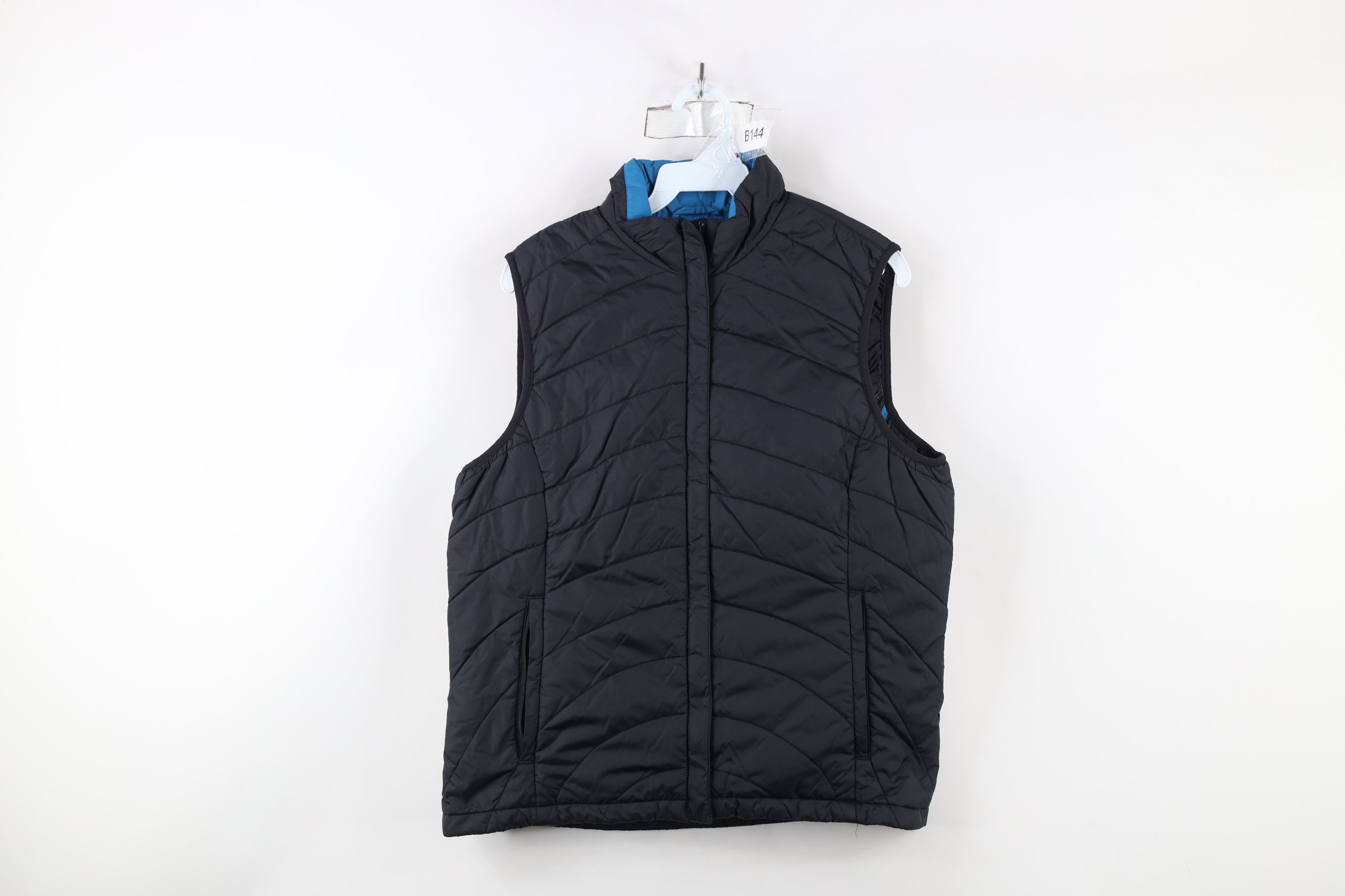 Lands' End × Vintage Vintage Lands End Quilted Full Zip Puffer Vest Jacket Black Size M / US 6-8 / IT 42-44 - 1 Thumbnail