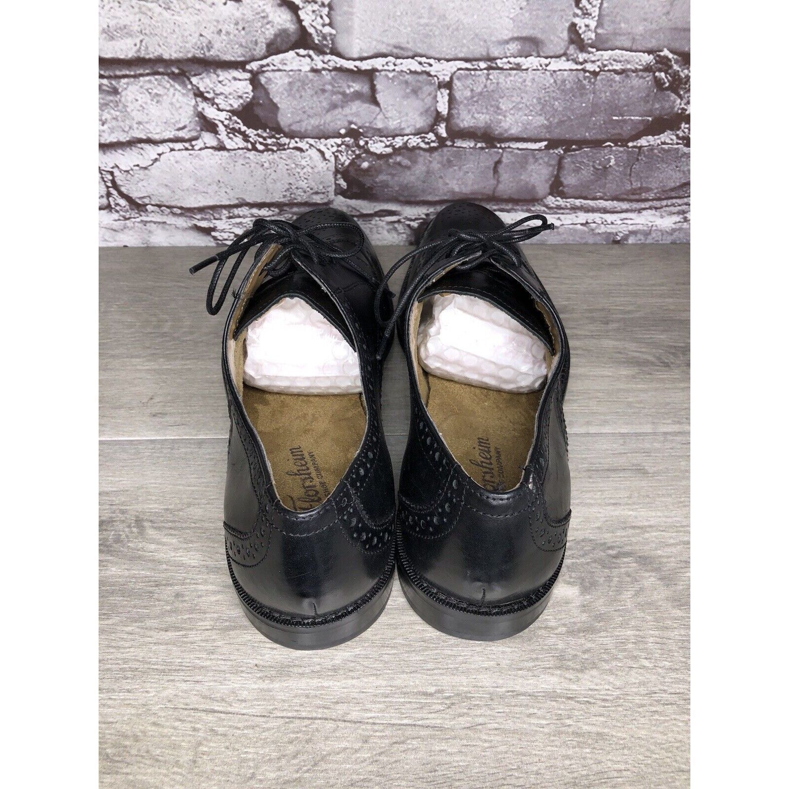 Florsheim Florsheim Black Leather Wingtip Lace Up Dress Shoes Men Sz 1 Size US 12 / EU 45 - 4 Thumbnail