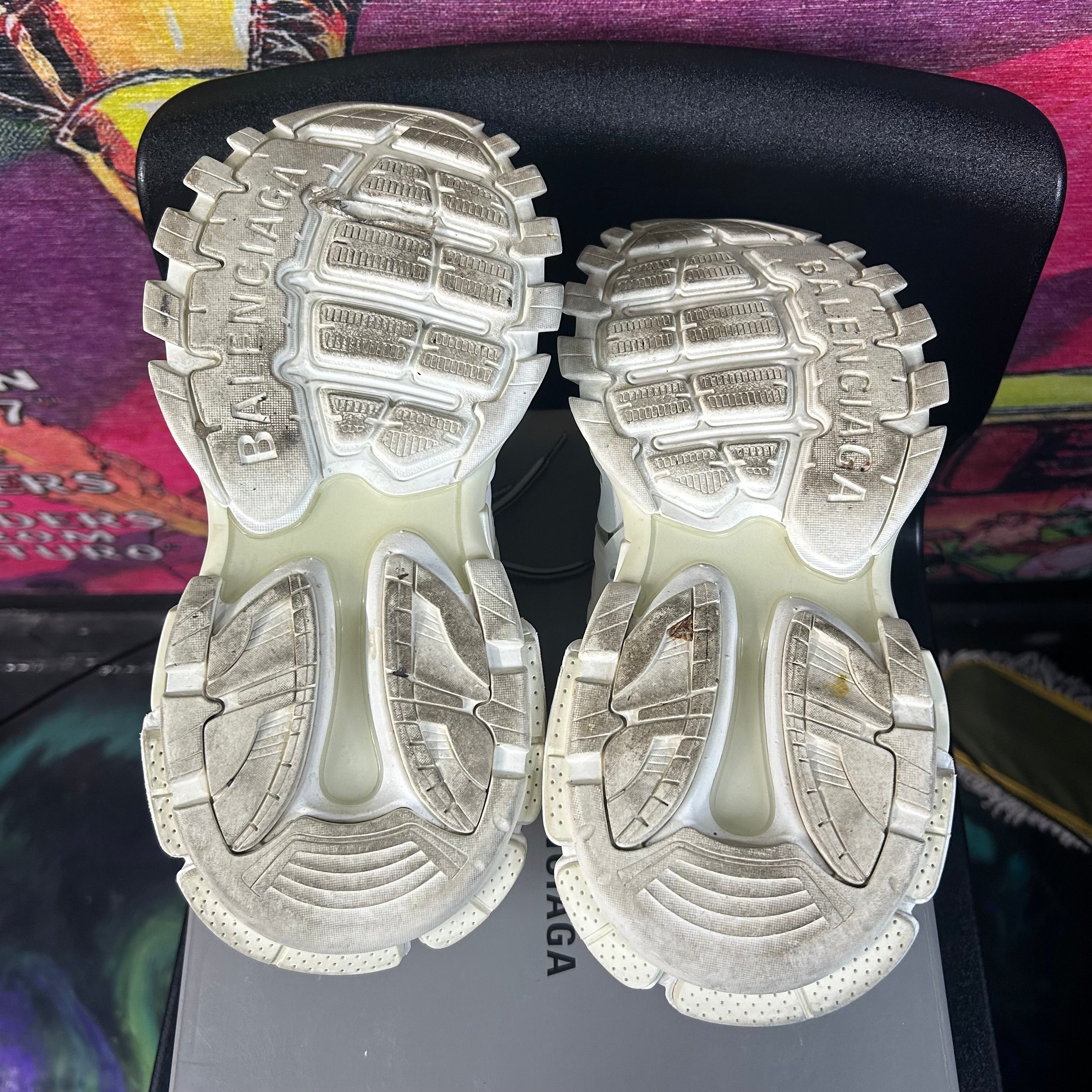 Balenciaga Balenciaga Track Runners White Black Size 38 / 5.5 Size US 5.5 / EU 38 - 5 Thumbnail