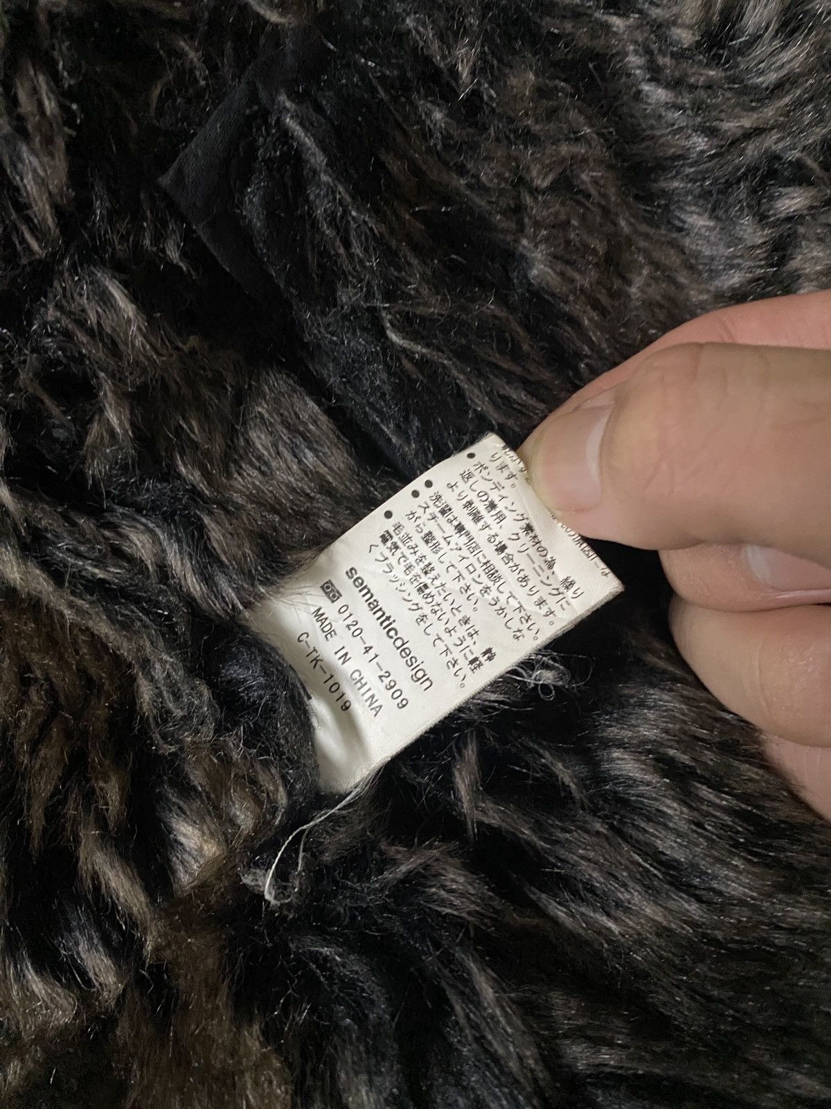 If Six Was Nine 2000's Semantic Design Fur Trim Waxed Jacket Size US L / EU 52-54 / 3 - 11 Thumbnail