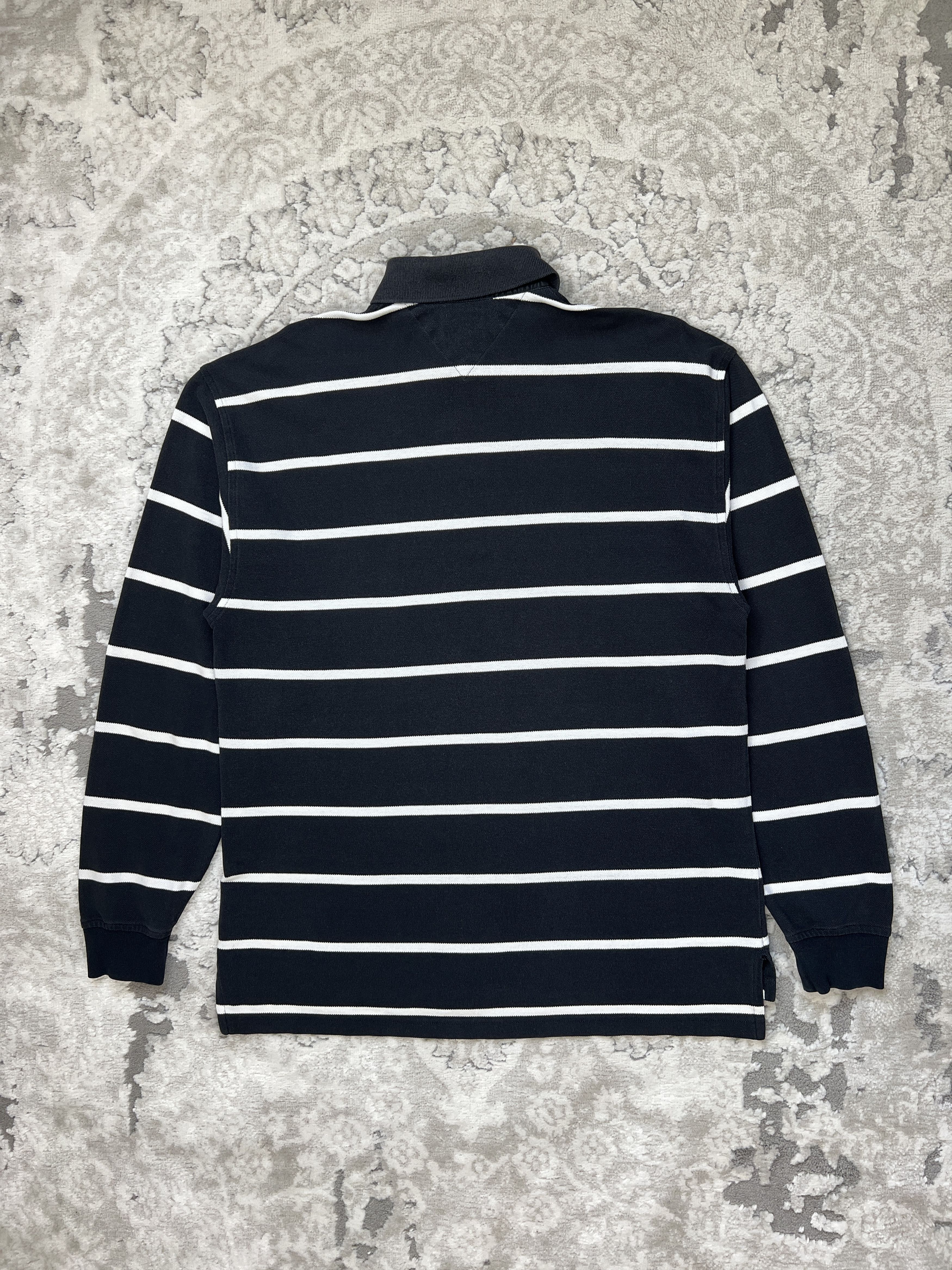 Tommy Hilfiger Tommy Hilfiger Vintage Saipan Rugby Long Sleeve Polo Shirt M Size US M / EU 48-50 / 2 - 10 Thumbnail