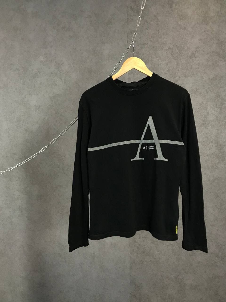 Armani Armani Jeans avant garde designer vintage longsleeve Size US S / EU 44-46 / 1 - 1 Thumbnail