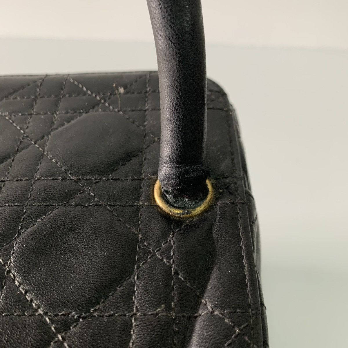 Dior Christian Dior Cannage Quilted Vanity Bag Size ONE SIZE - 8 Thumbnail