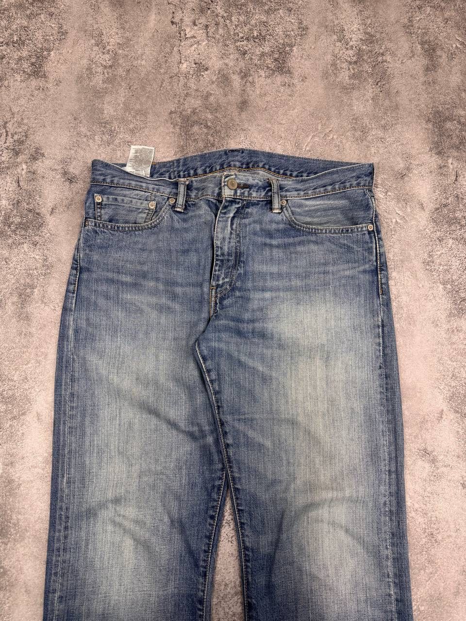 Levi's Levi's 504 Men's Blue Jeans Straight Fit Size 34 Size US 34 / EU 50 - 5 Thumbnail