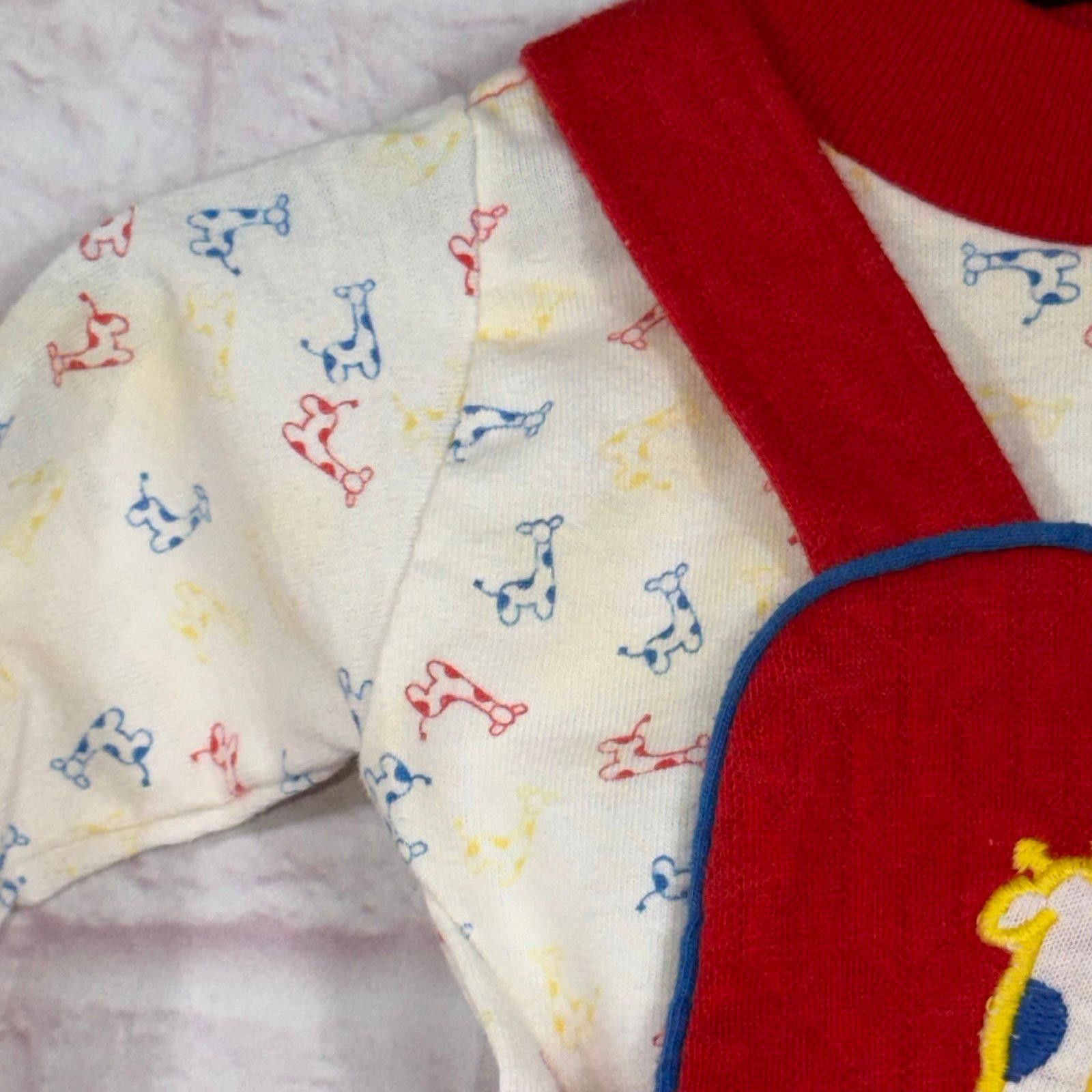 Other Buster Brown Baby 3-6 Month Overalls with Giraffe Embroidery Size ONE SIZE - 5 Thumbnail