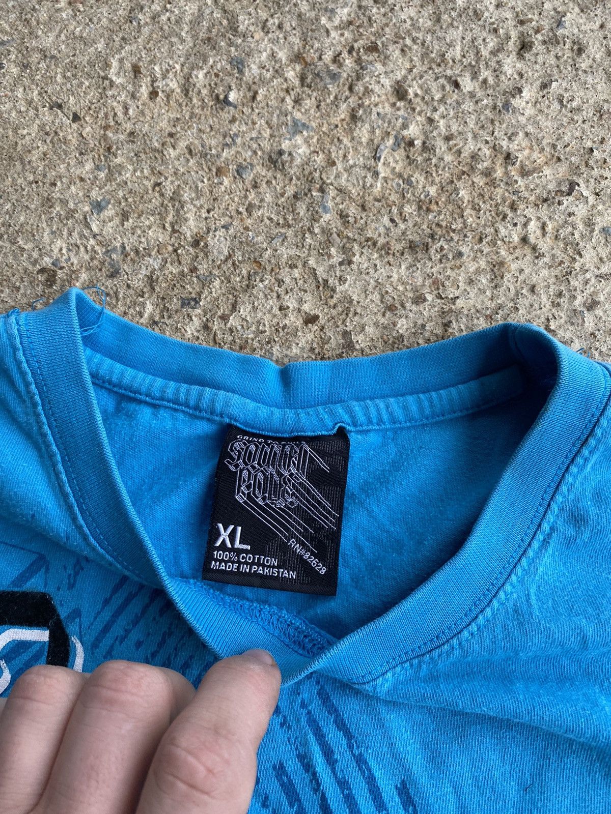 Southpole × Vintage Vintage Y2K Southpole Distressed Blue All Over Shirt Size US L / EU 52-54 / 3 - 7 Thumbnail