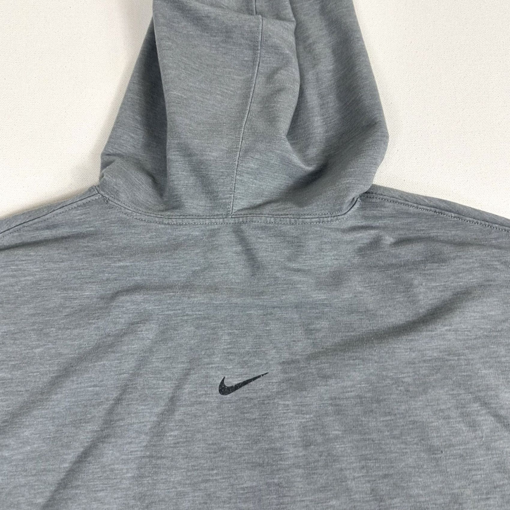 Nike Nike Hoodie Womens Size Large Gray Dri-Fit Hooded Pockets Casual Gym Active Size L / US 10 / IT 46 - 3 Thumbnail