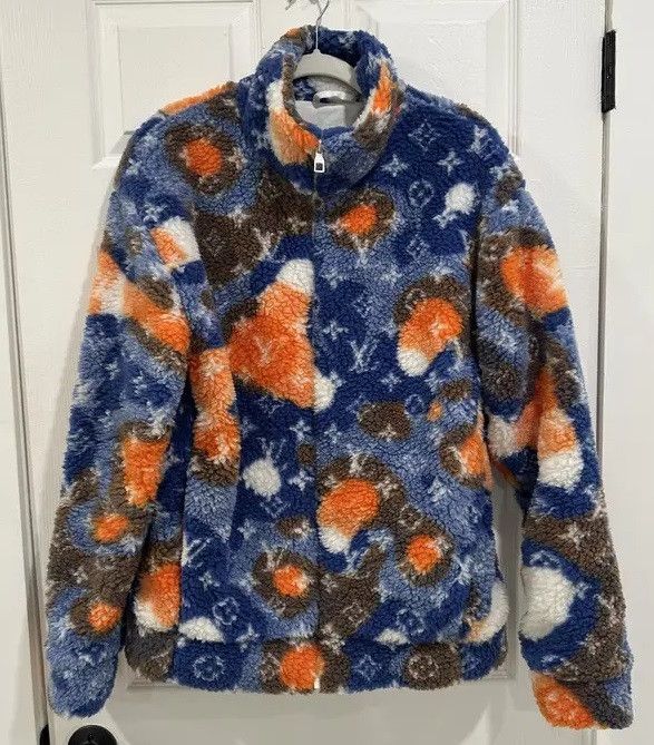 Louis Vuitton Louis Vuitton Monogram Jacquard Camo Fleece Blouson Jacket Size US XL / EU 56 / 4 - 1 Thumbnail