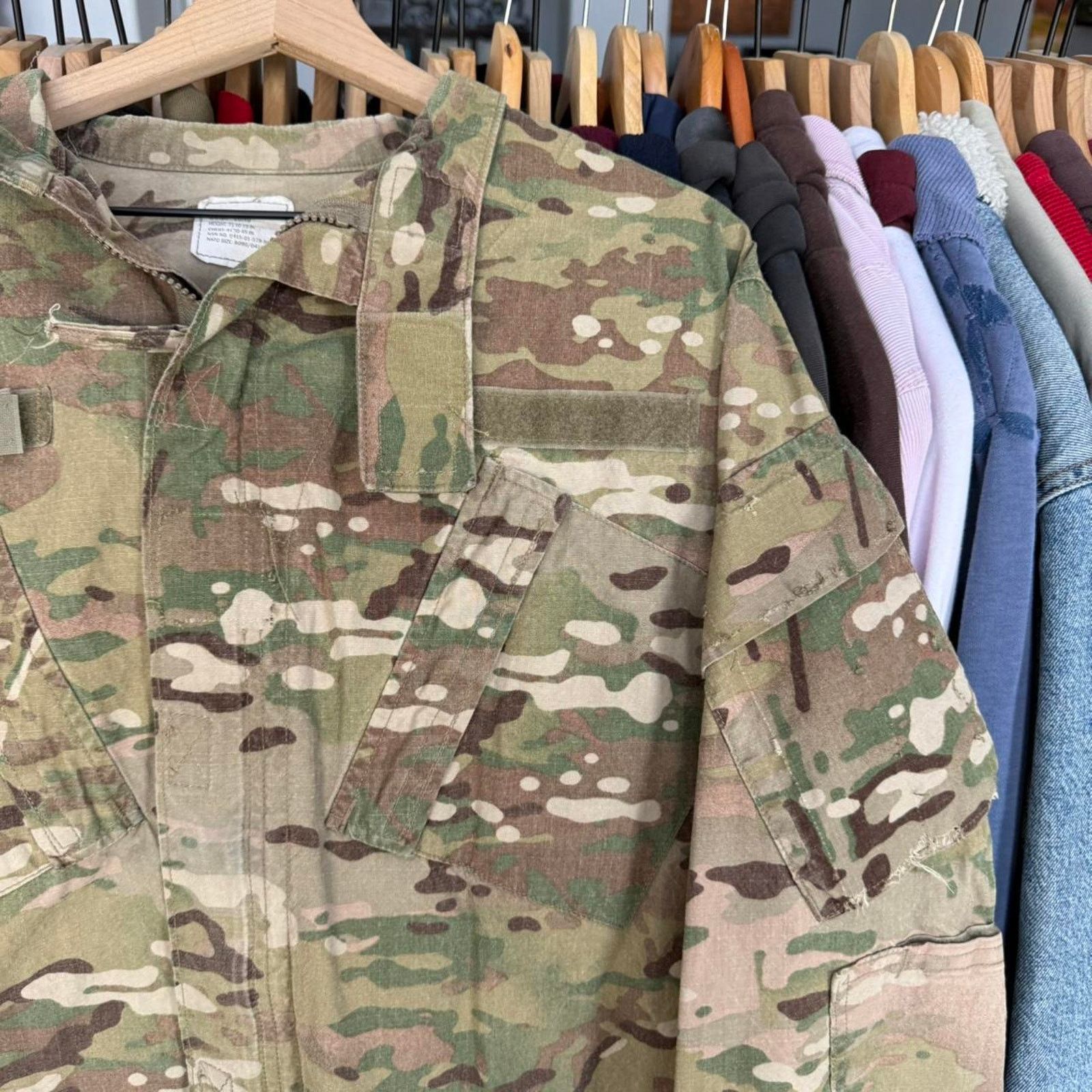 Other Vintage Y2K Military Light Camo Jacket Size US L / EU 52-54 / 3 - 3 Thumbnail