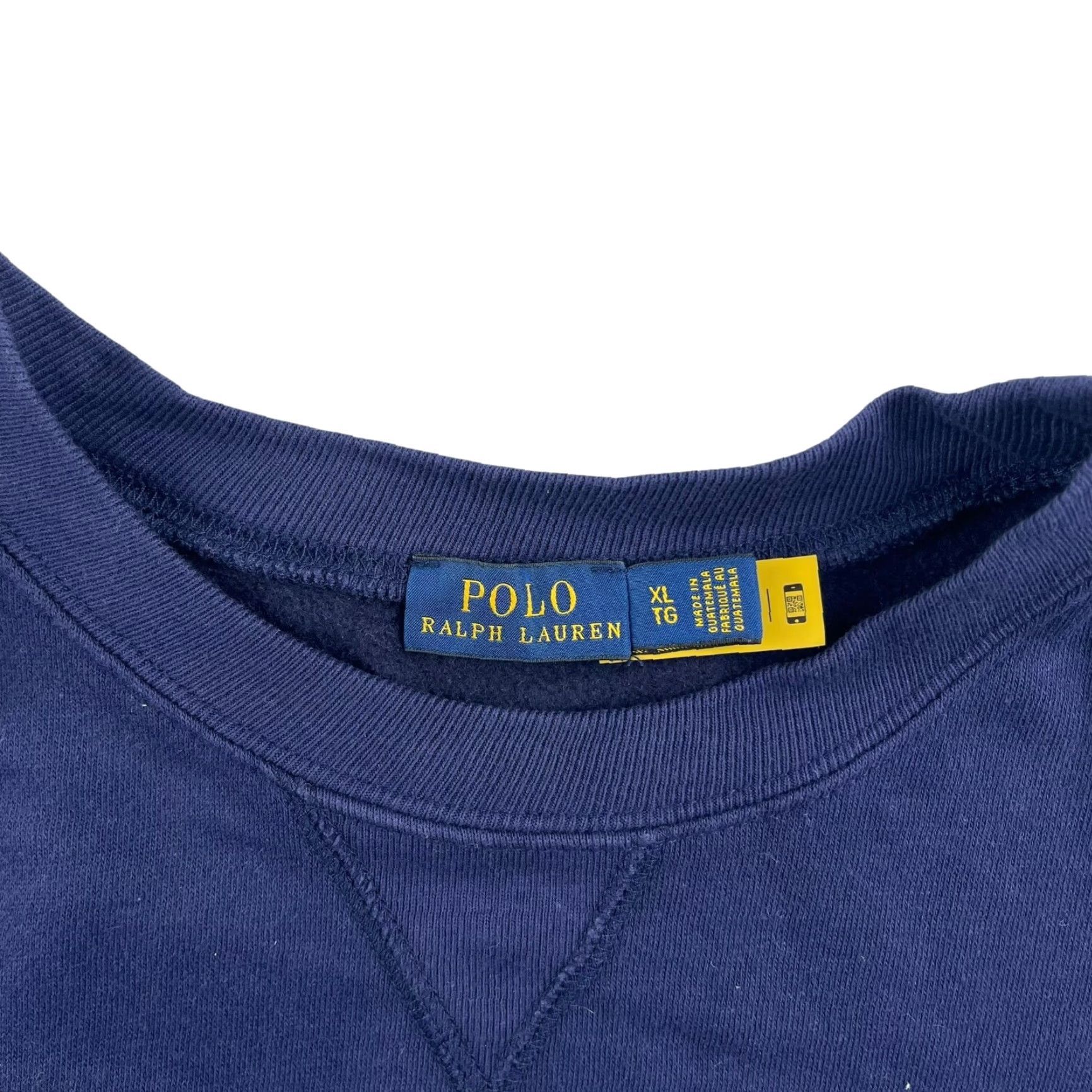Ralph Lauren Ralph Lauren Men's Sweatshirt Crew Neck Cotton Blend XL Navy Blue Graphic Print Pullover Size US XL / EU 56 / 4 - 3 Thumbnail