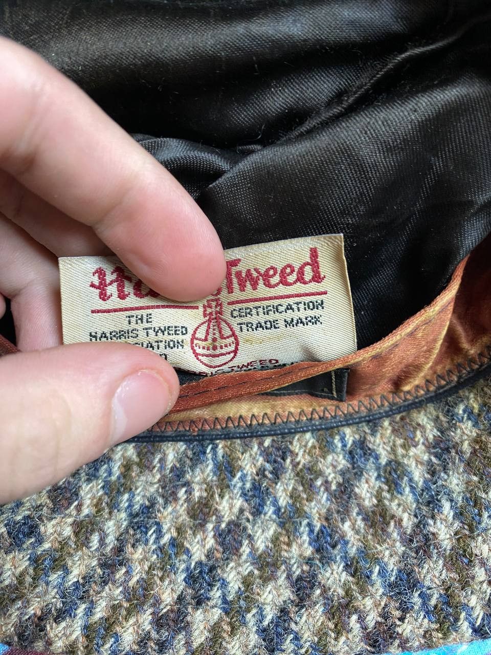 Harris Tweed × Vintage Harris Tweed Vintage Wool Casual Hat Size ONE SIZE - 4 Thumbnail
