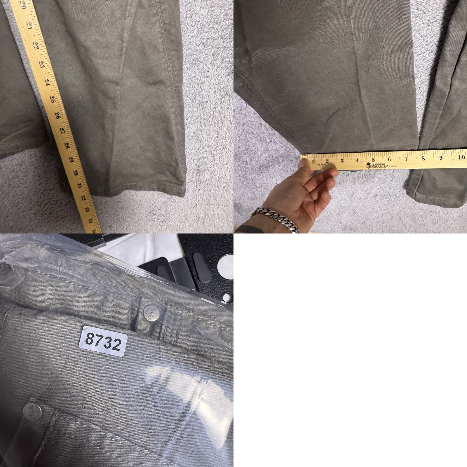 Vintage Kuhl Rebel Pants Mens 36x32 Workwear Carpenter Canvas 5-Pocket Regular Gray Vintage Patina Dye 5139 Size US 36 / EU 52 - 9 Thumbnail