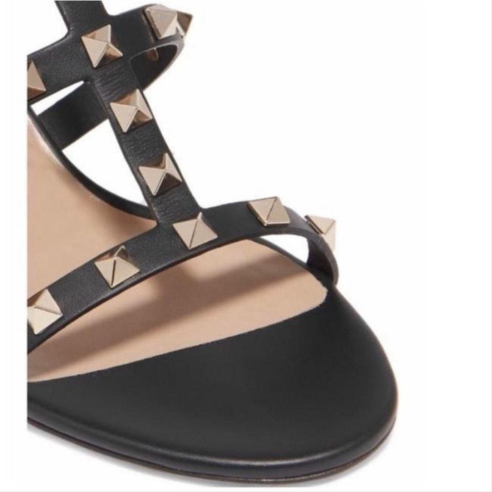 Valentino Valentino Garavani Rockstud 60 leather chunky heels 40 Size US 10 / IT 40 - 5 Thumbnail