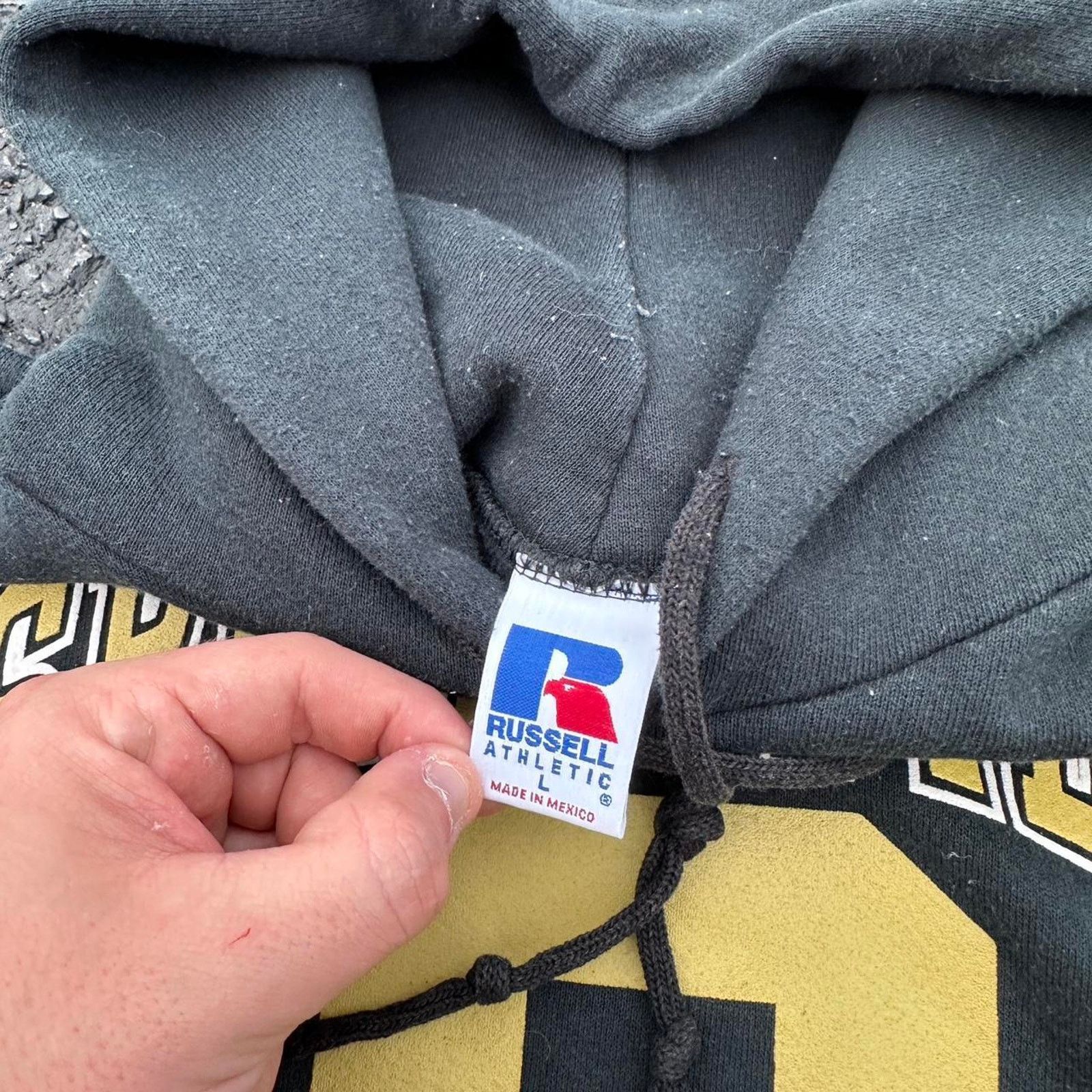 Russell Athletic × Vintage Vintage Russell Athletic hoodie Size US L / EU 52-54 / 3 - 3 Thumbnail