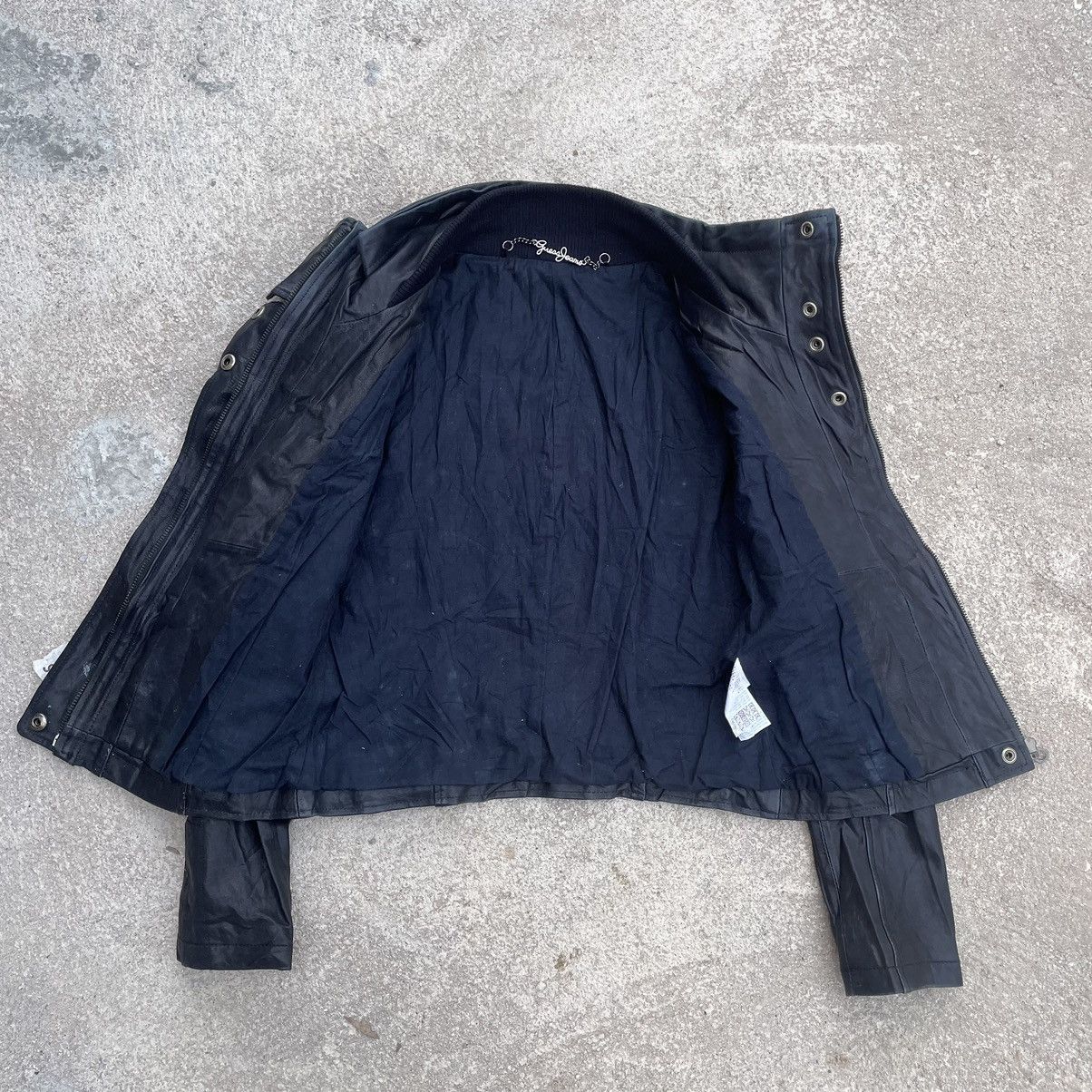 Guess “GUESS” AVANT GARDE TURTLE NECK LEATHER JACKET Size XS / US 0-2 / IT 36-38 - 12 Thumbnail