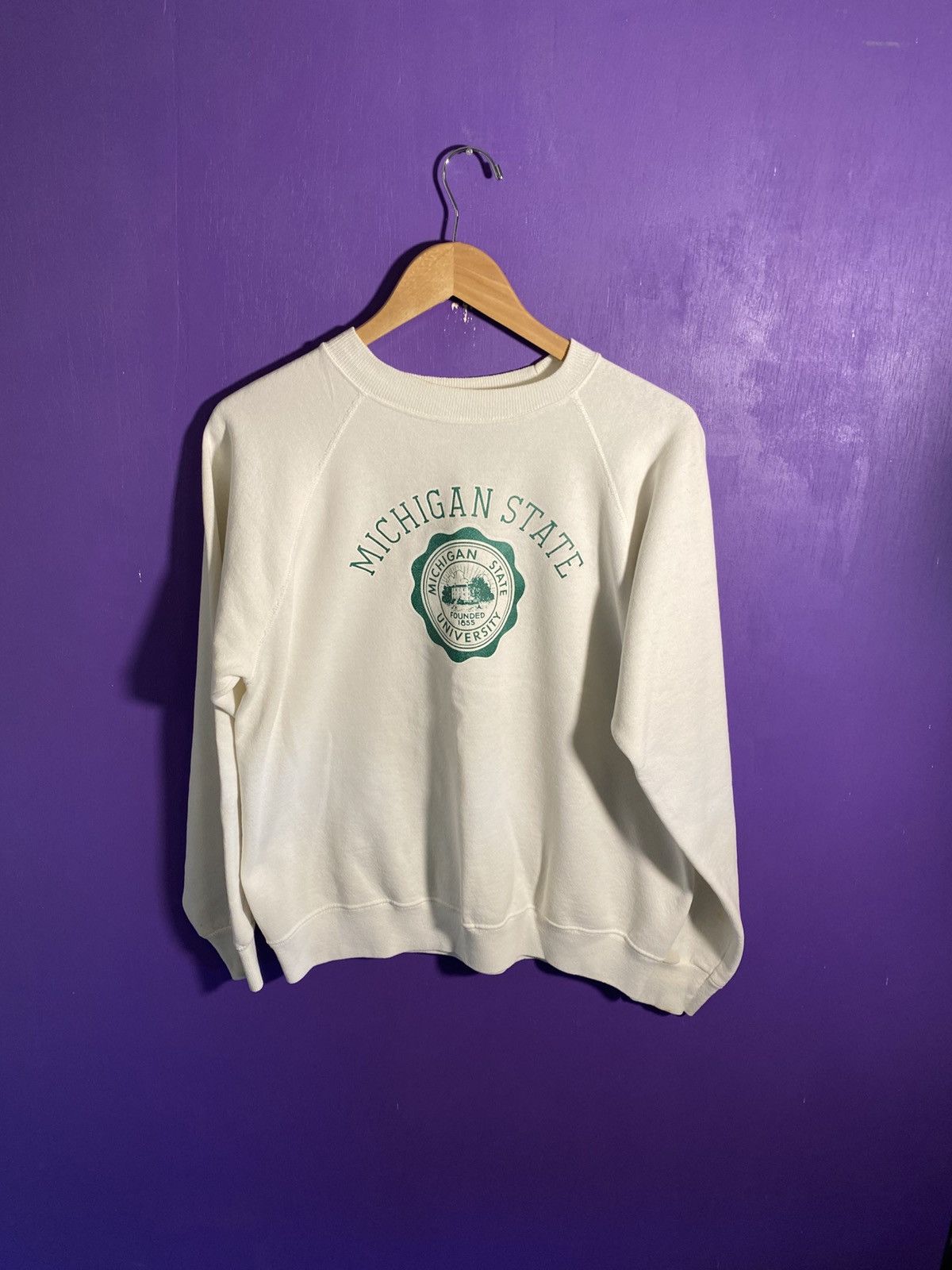 Vintage 90s Michigan state crest logo crewneck