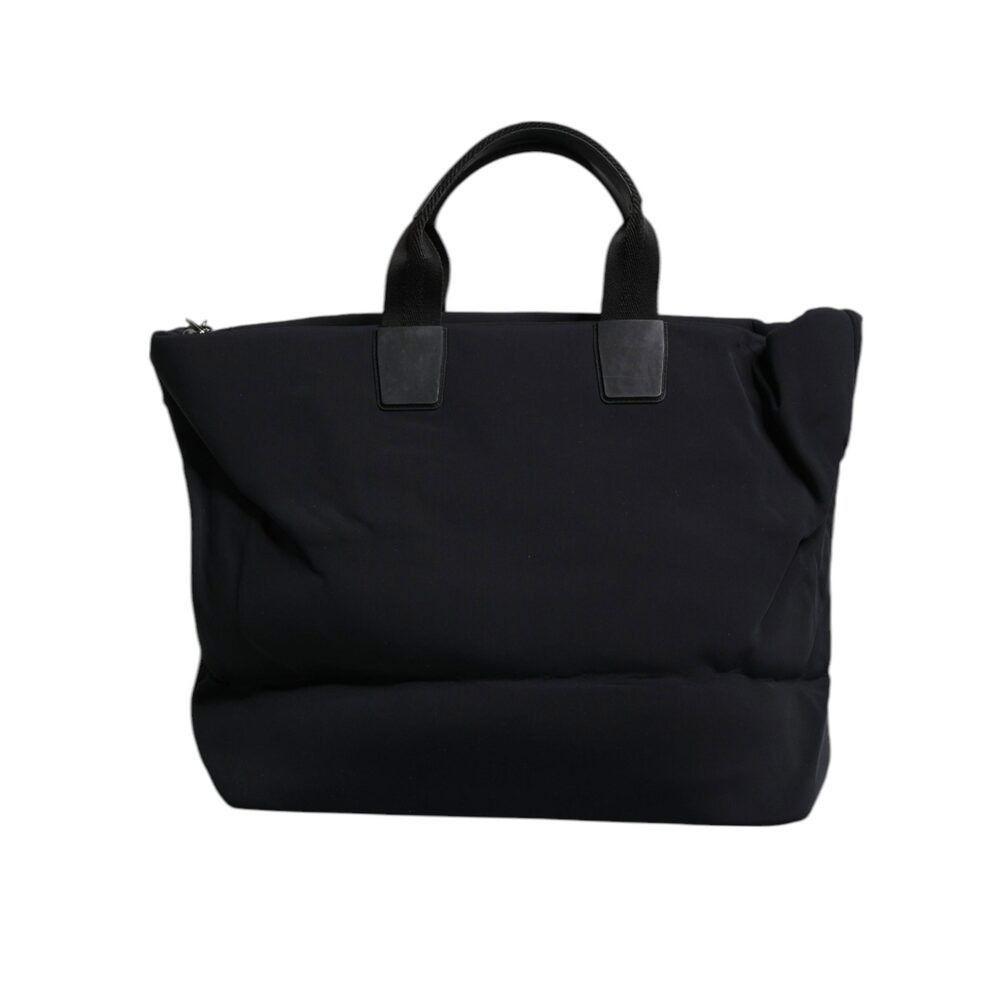 Dolce & Gabbana Dolce & Gabbana Black Canvas DG Logo Women Shopping Hand Tot Size ONE SIZE - 5 Thumbnail