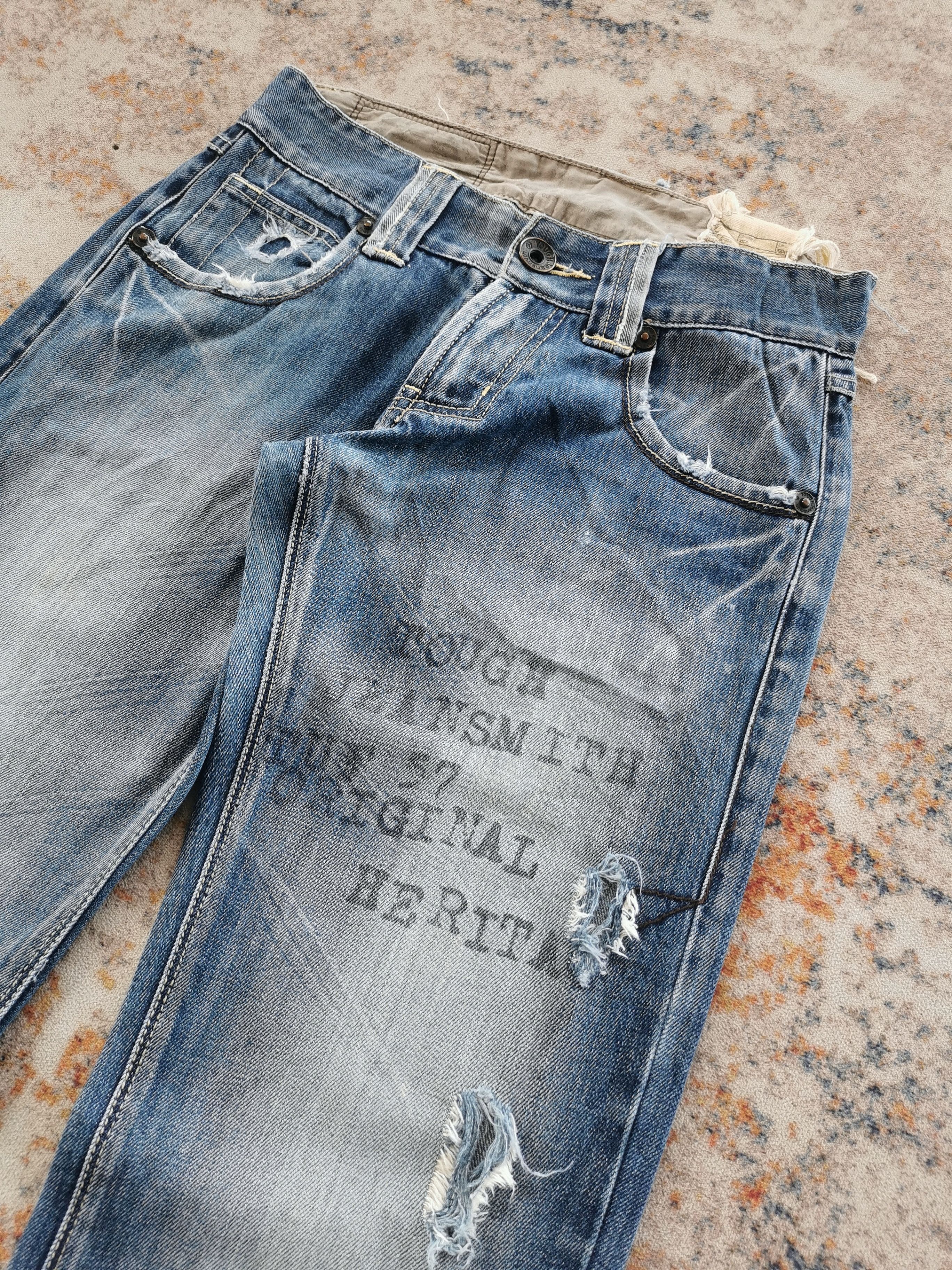 Le Grande Bleu (L.G.B.) Vintage TOUGH JEANSMITH hennessy Denim pants Size US 29 - 4 Thumbnail