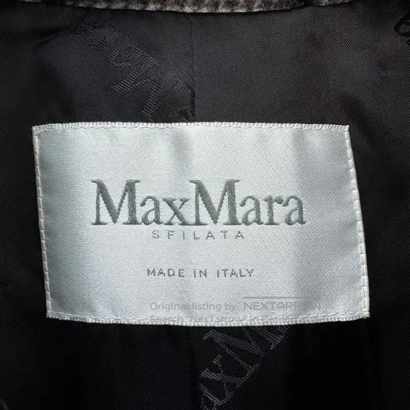 Max Mara MaxMara Women's Gray Wool Double-Breasted Coat . Size XS / US 0-2 / IT 36-38 - 6 Thumbnail