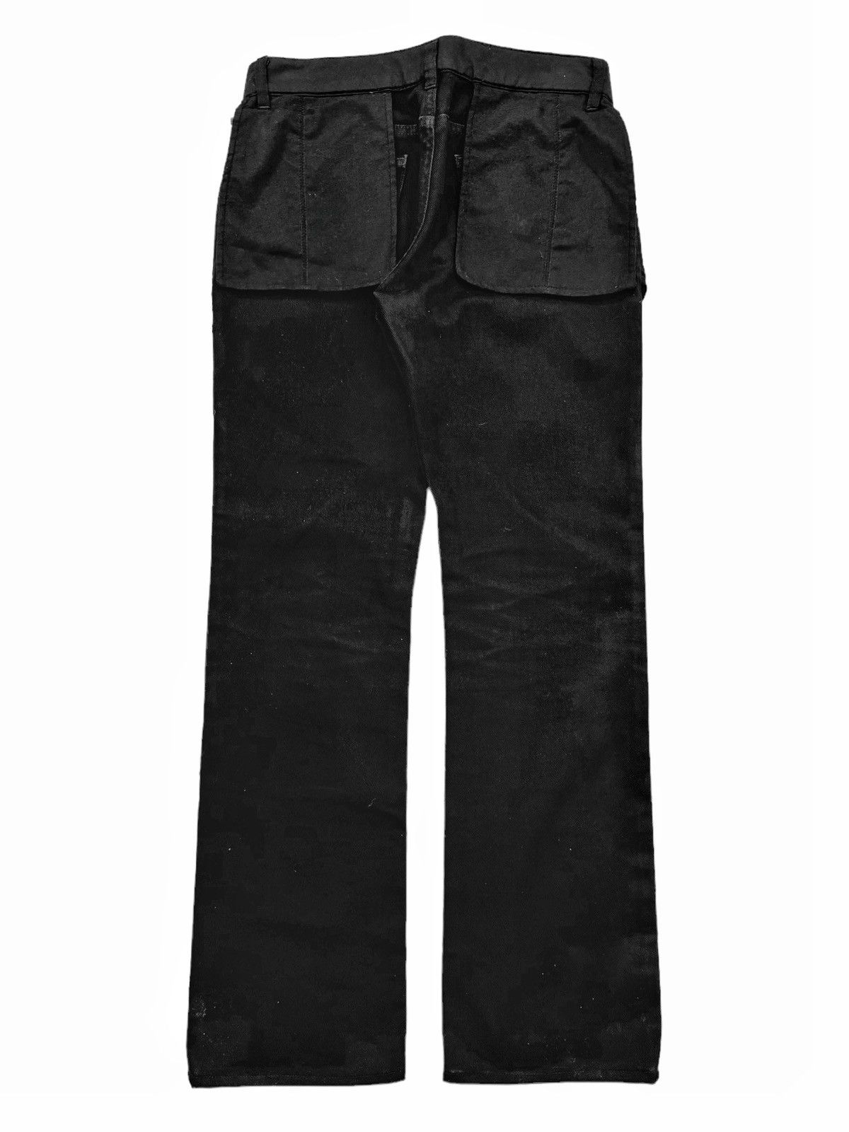 Helmut Lang SS2003 Inside Out Black Denim Jeans Size US 27 - 6 Thumbnail