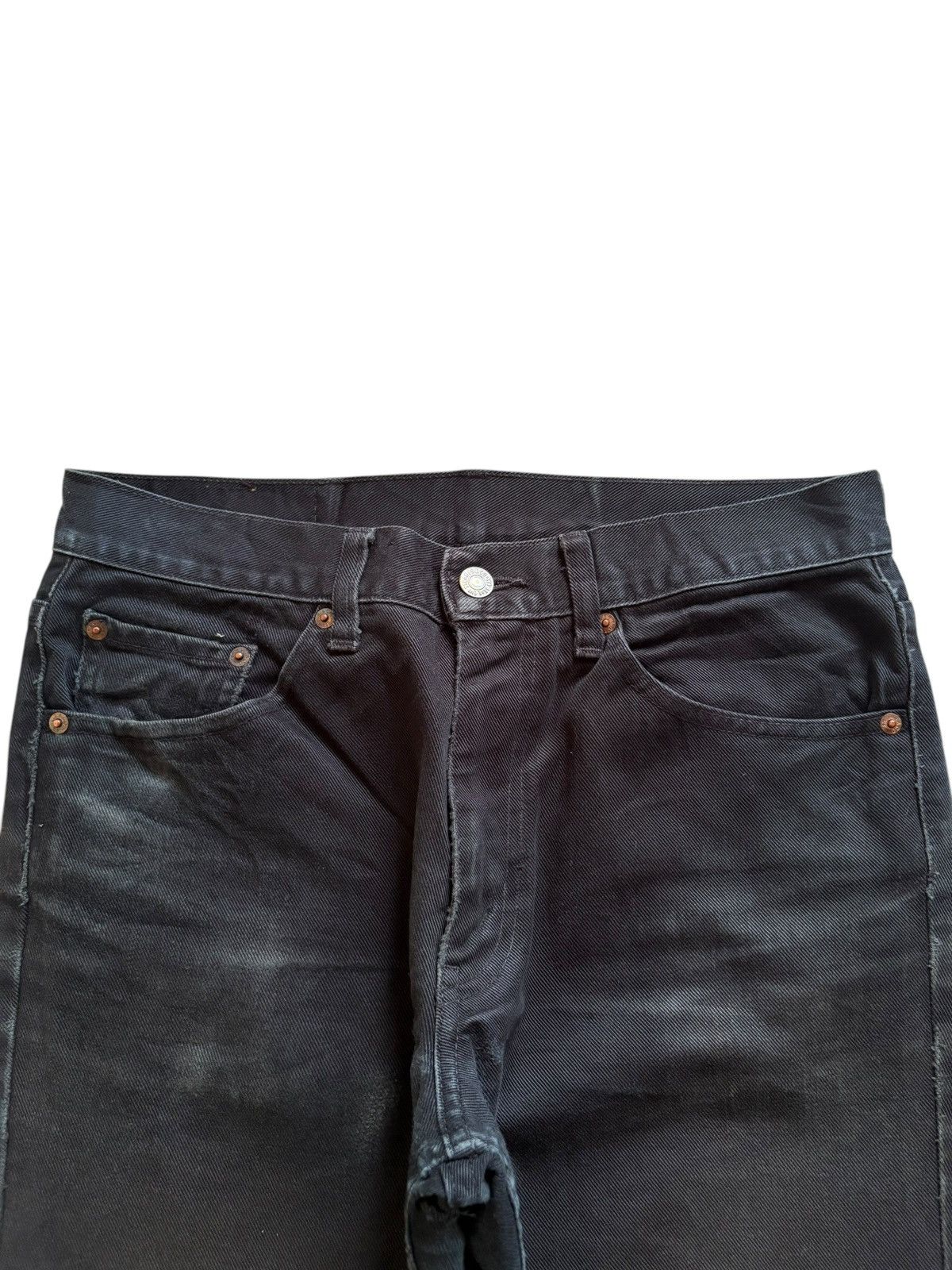 Levi's Vintage 90s Levis 537 Distressed Ripped Bootcut Flare Jeans Size US 30 / EU 46 - 4 Thumbnail