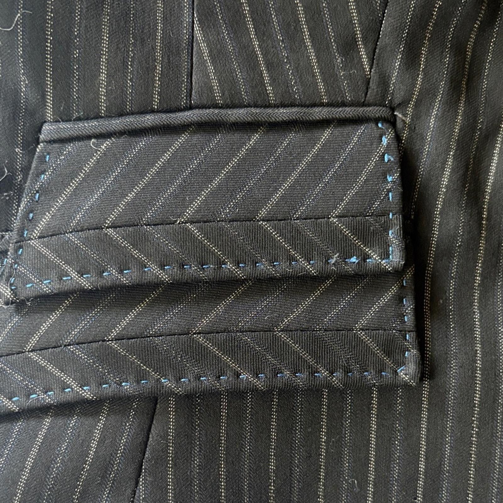 Karen Millen Karen Millen England Wool Blend Charcoal Striped Vest Size 8 Size M / US 6-8 / IT 42-44 - 11 Thumbnail