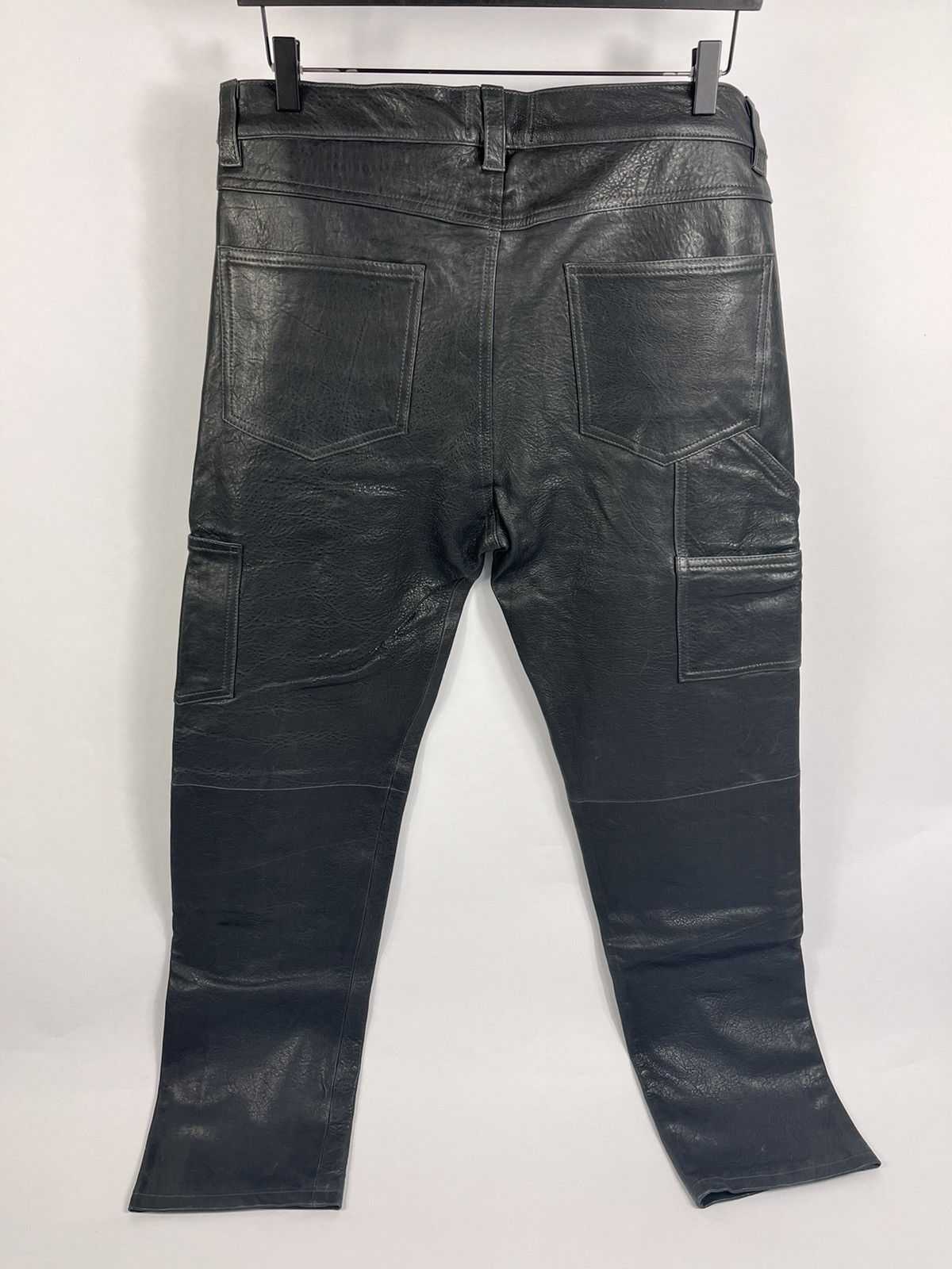 Enfants Riches Deprimes SOFT LEATHER SLIM FIT PANELLED TROUSERS Size US 34 / EU 50 - 2 Thumbnail