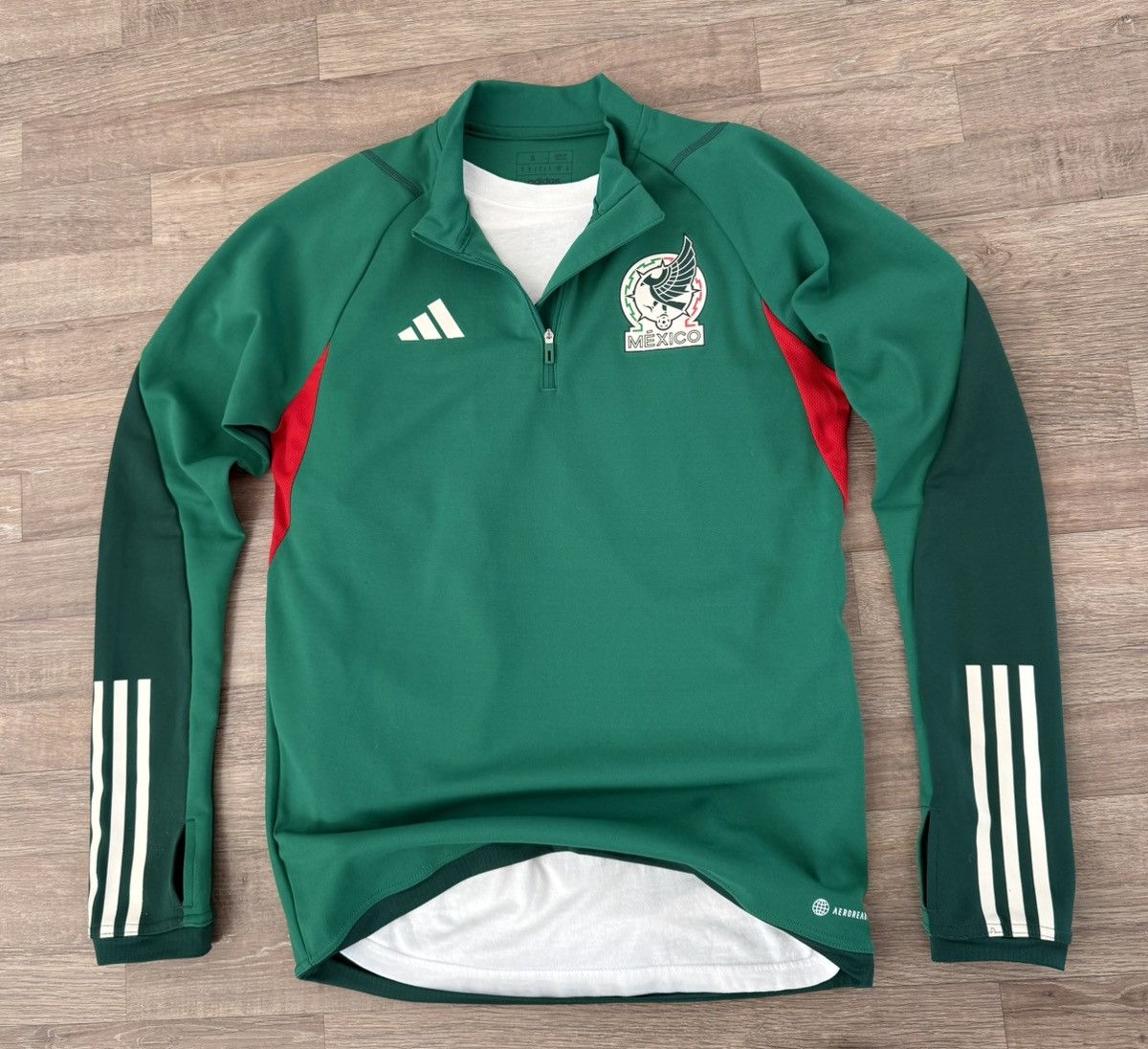 Vintage Adidas Y2K Mexico National Track Soccer Blokecore Jacket Size US S / EU 44-46 / 1 - 13 Thumbnail