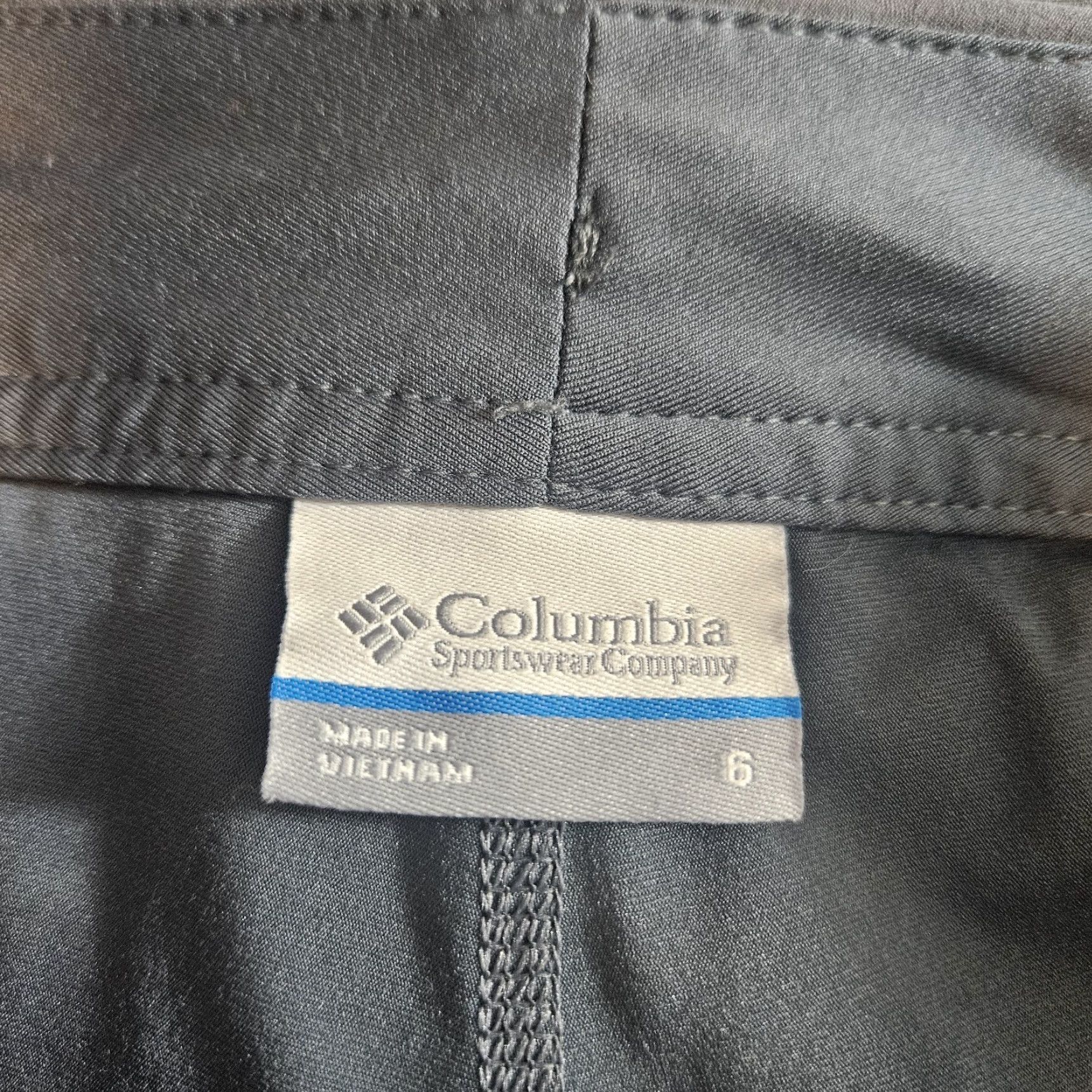 Vintage Columbia Womens Skort Sz 6 Solid Gray Drawstring Nylon Athletic Short Skirt Womens 6 Gray Columbia Size ONE SIZE - 4 Thumbnail