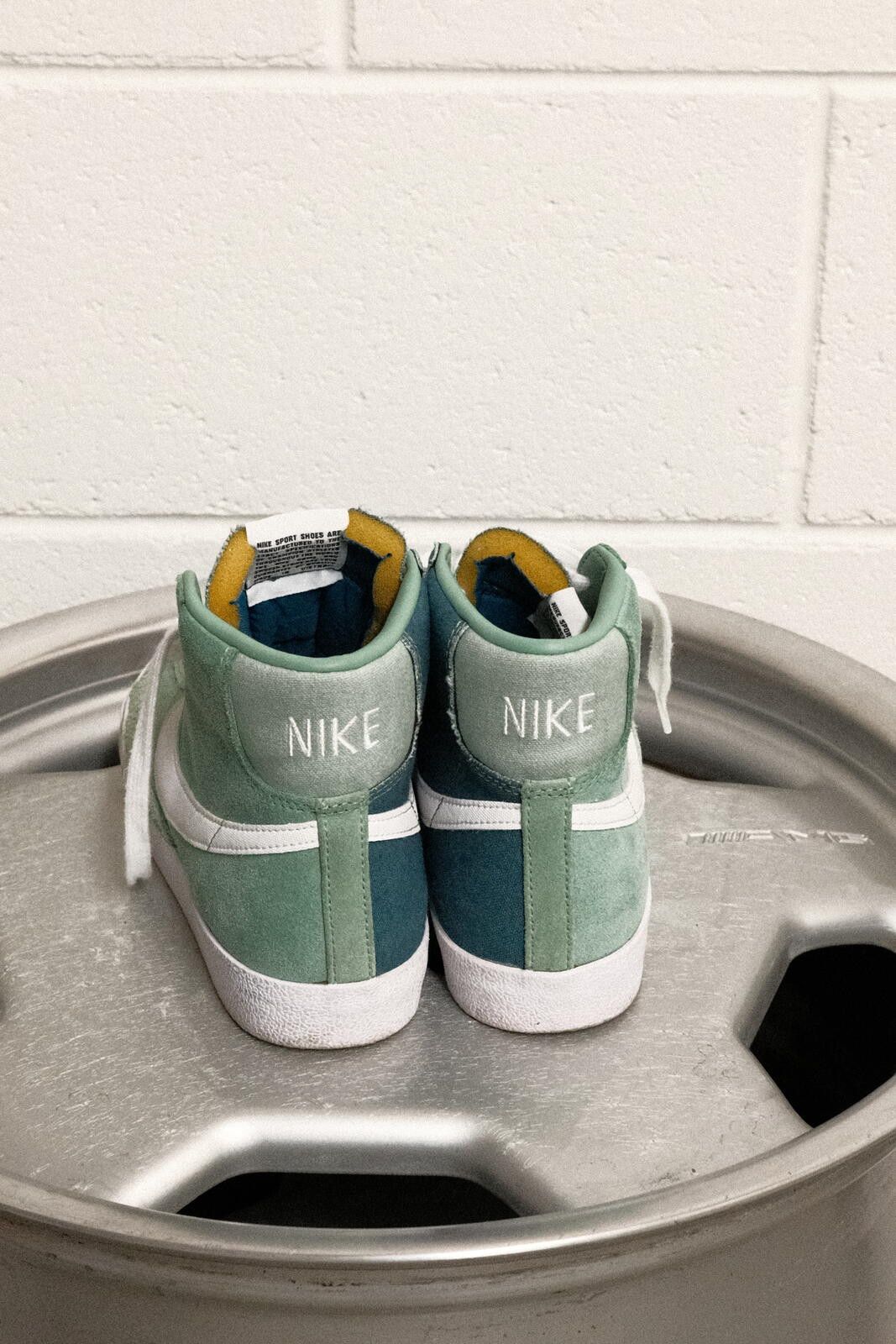 Nike Nike Blazer Mid Vintage Suede Sneakers Green Blue US 7 M Size US 7.5 / IT 37.5 - 3 Thumbnail