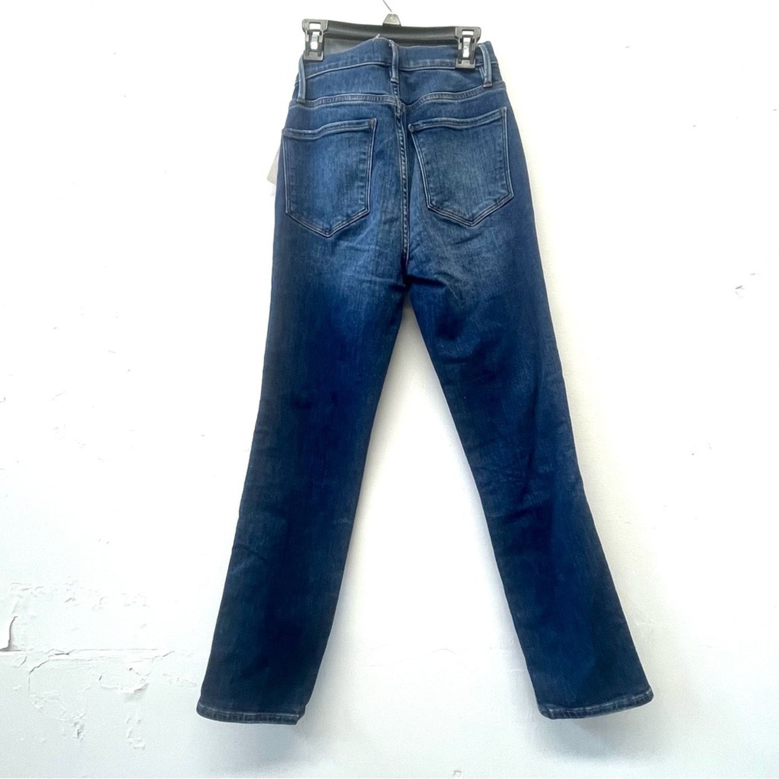 Frame NEW Frame Le Sylvie Slender Straight Distressed Jeans size25 Size 25" / US 0 / IT 36 - 4 Thumbnail
