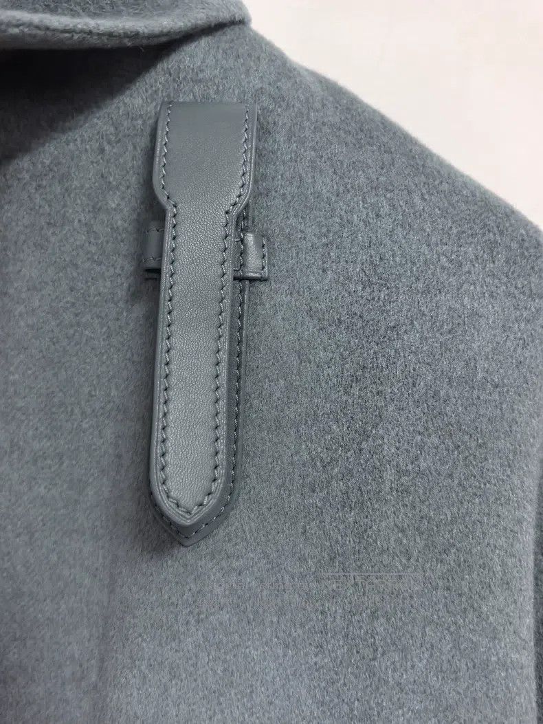 Hermes Hermes Misty Blue Cashmere Overcoat Size XS / US 0-2 / IT 36-38 - 5 Thumbnail