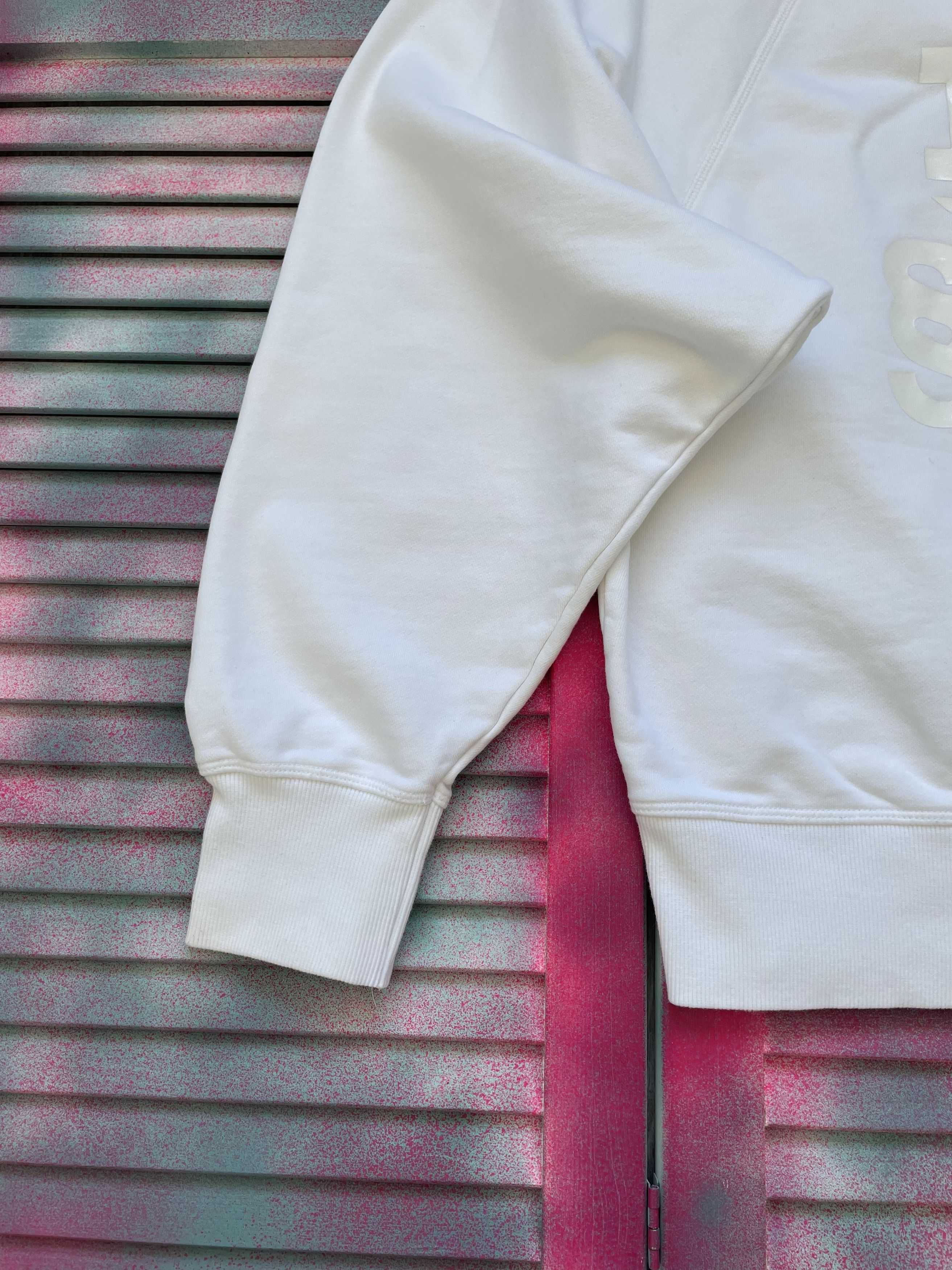 Diesel Diesel Sweatshirt Big Logo White Womens Size S / US 4 / IT 40 - 3 Thumbnail