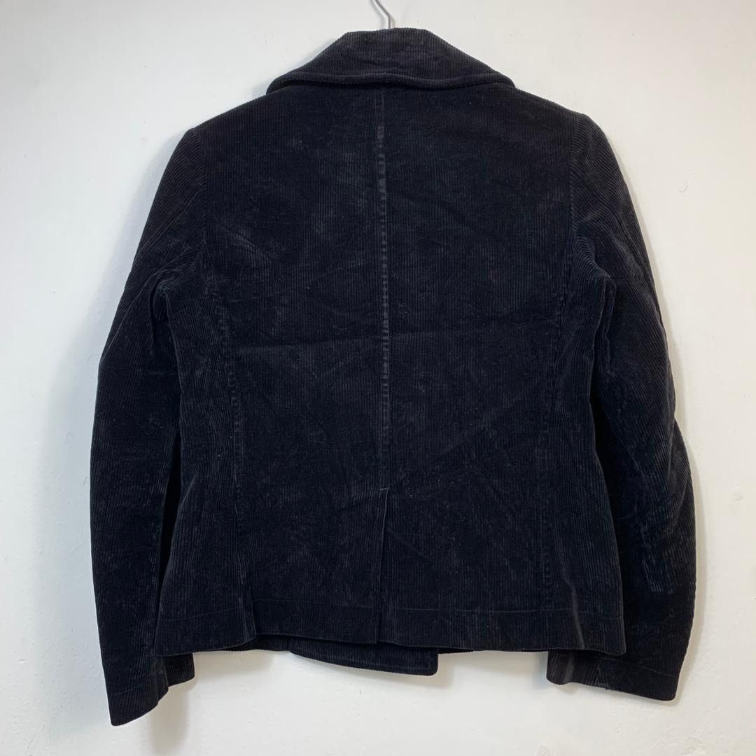 Comme des Garcons Vintage tricot COMME des GARCONS Black Corduroy Size US M / EU 48-50 / 2 - 2 Thumbnail