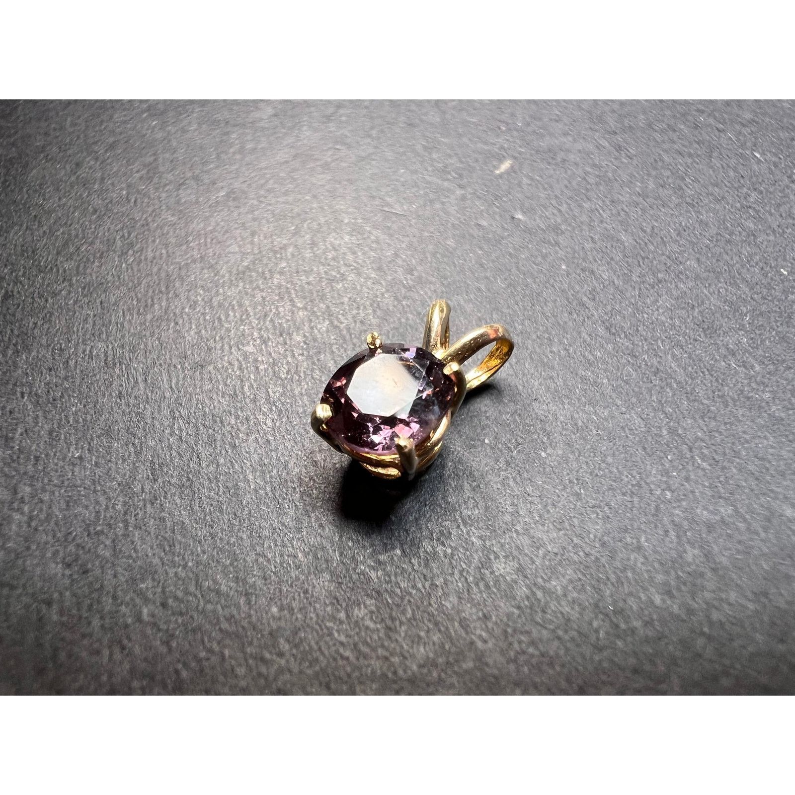 Other 14k gold Violet purple spinel pendant Size ONE SIZE - 11 Thumbnail