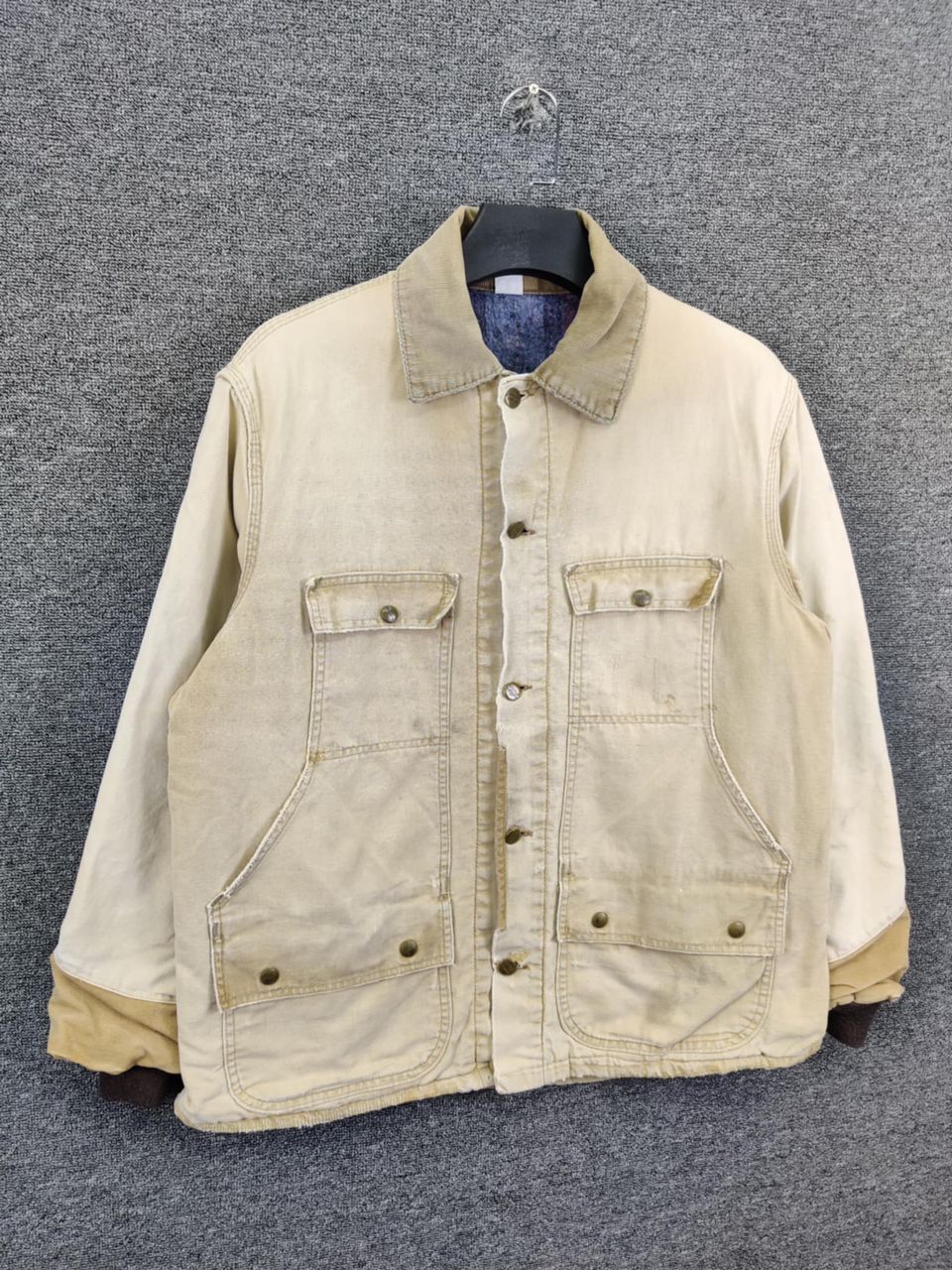 Carhartt Vintage 90s Carhartt Detroit Jacket Size US XL / EU 56 / 4 - 4 Thumbnail